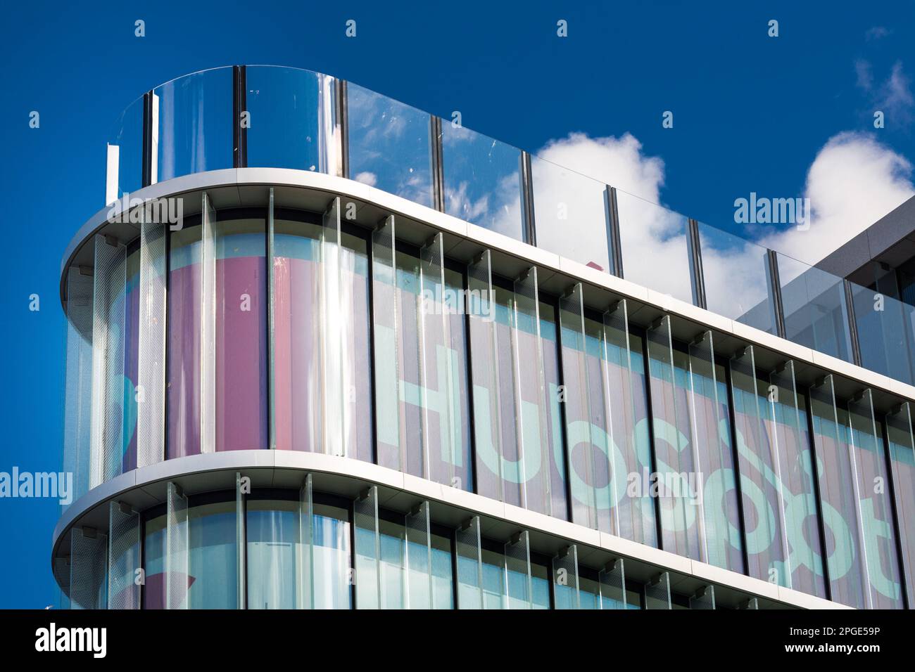 Dublin / Republik Irland: Neues HubSpot-Bürogebäude im Dockland-Bezirk in der Hauptstadt Irlands Stockfoto