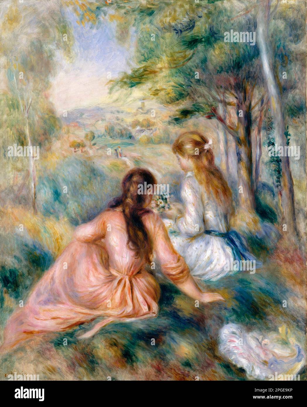 In The Meadow von Auguste Renoir 1888–92 Stockfoto