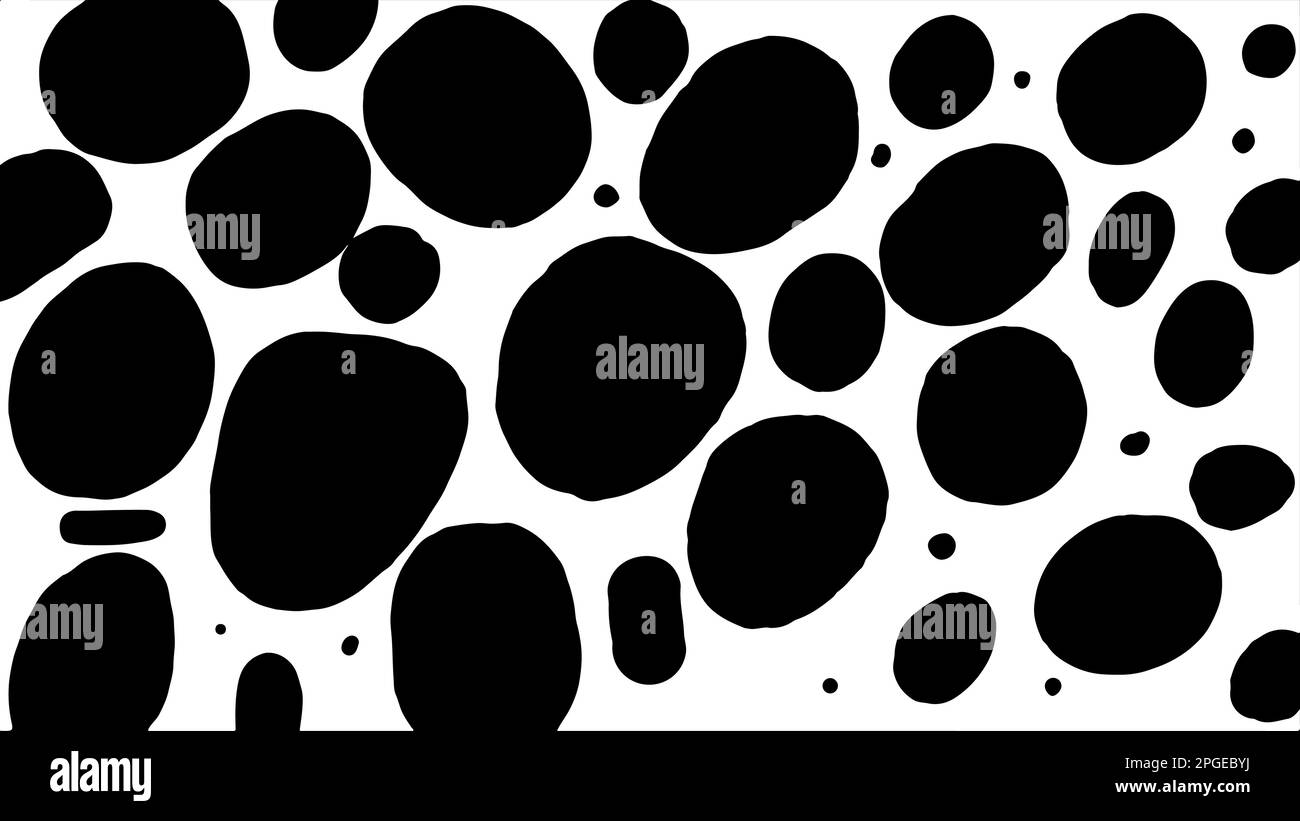 Textur einer geschmolzenen Kunststoffoberfläche mit verbrannten Kreisen. Stock Vektor