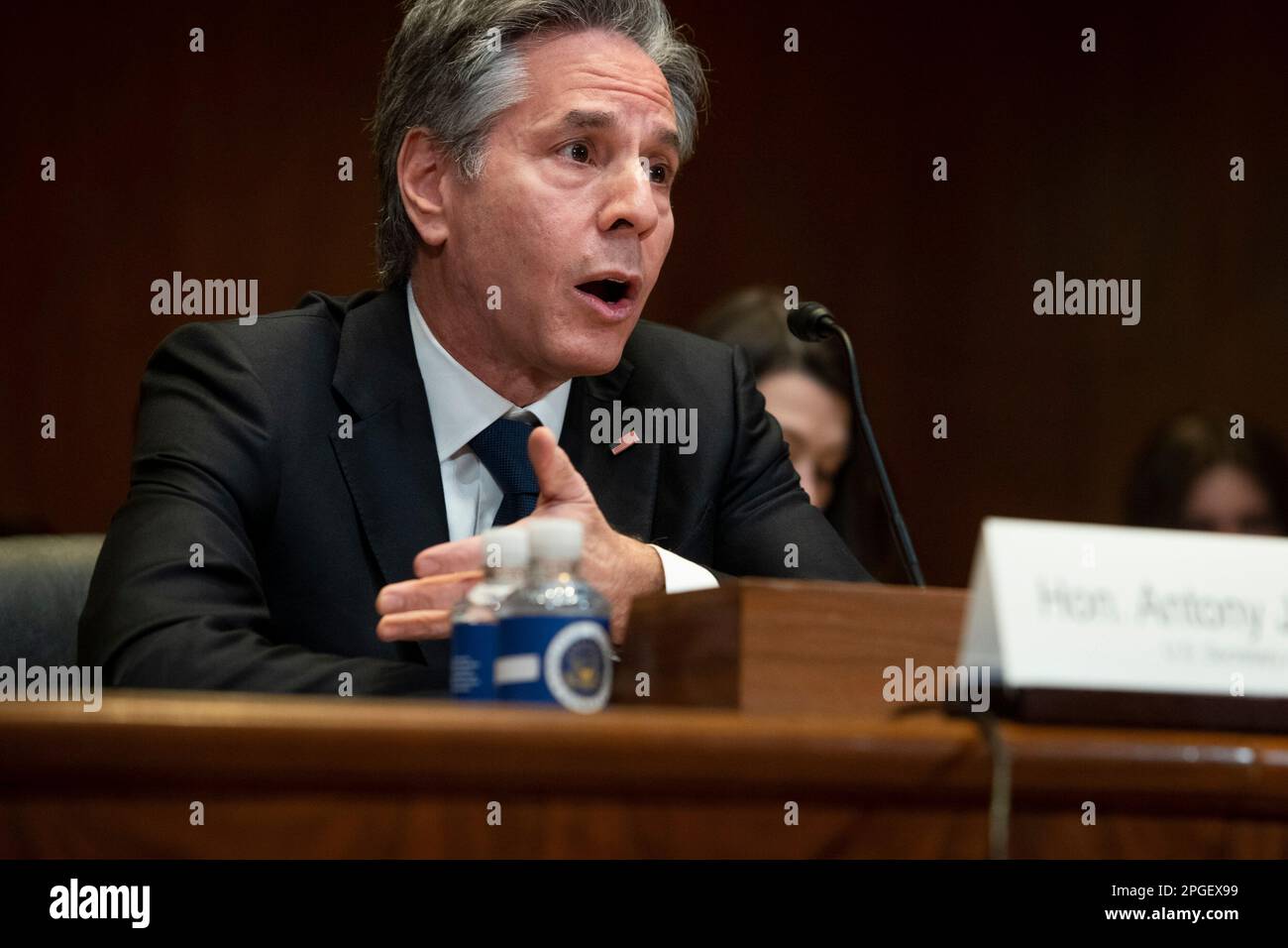 Washington, Vereinigte Staaten. 22. März 2023. USAußenminister Antony