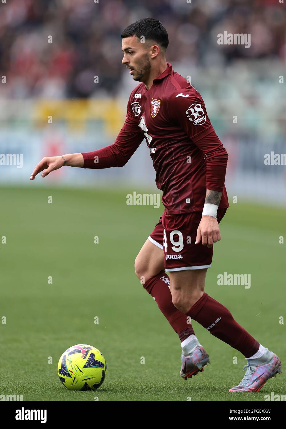Turin, Italien, 19. März 2023. Nemanja Radonjic vom Turin FC beim Spiel