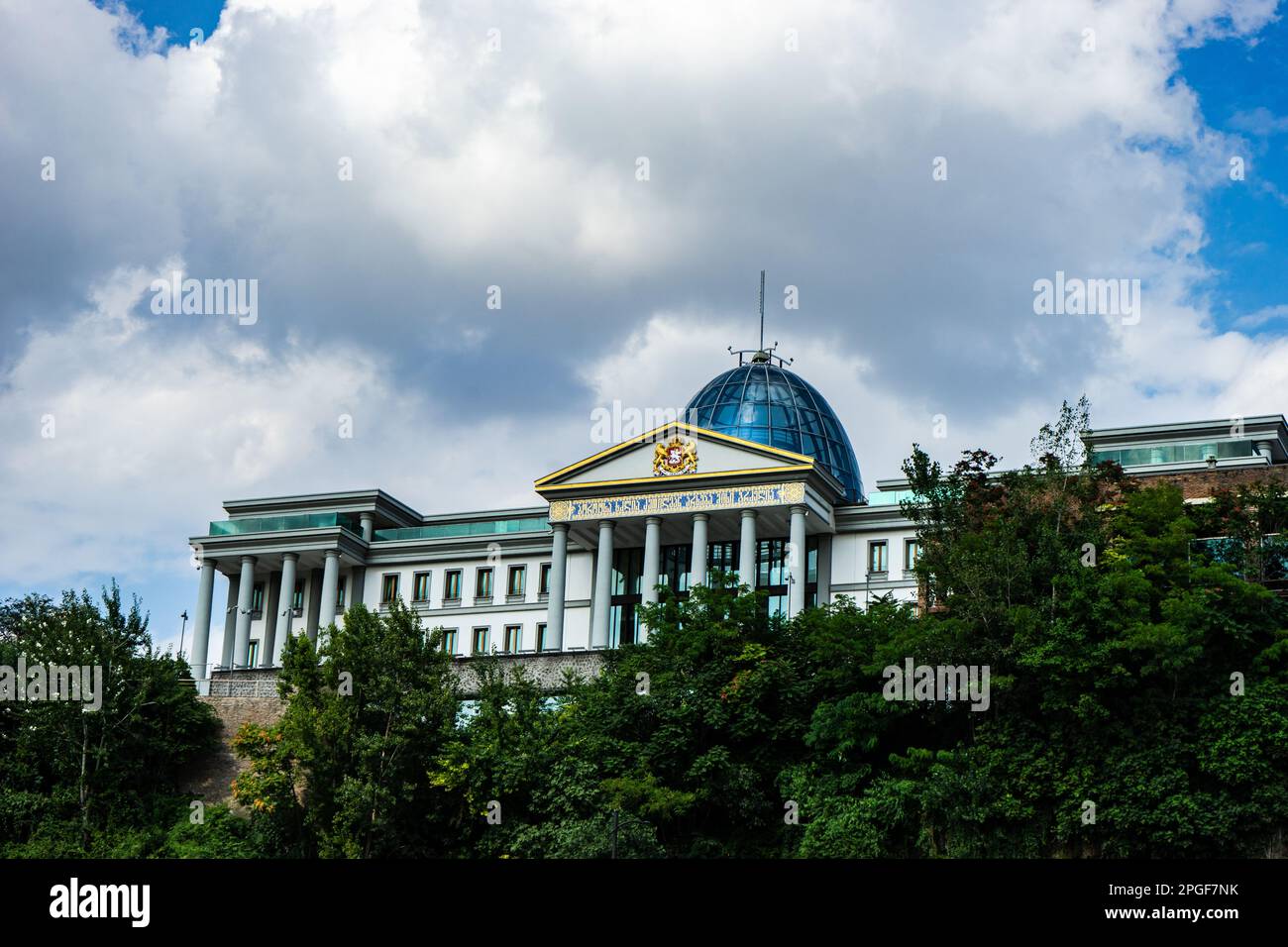 Palast des Präsidenten in Tiflis, Georgien Stockfoto
