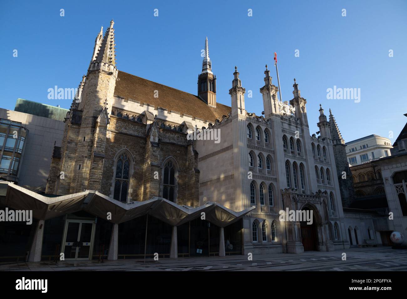 Guildhall, City of London, Großbritannien Stockfoto