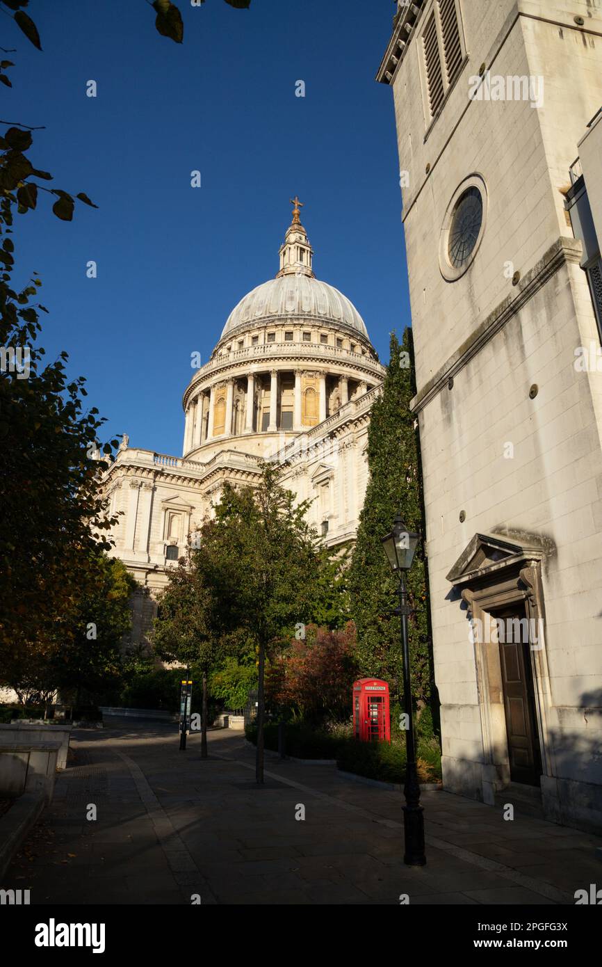 St Pauls Cathedral, City of London, Großbritannien Stockfoto
