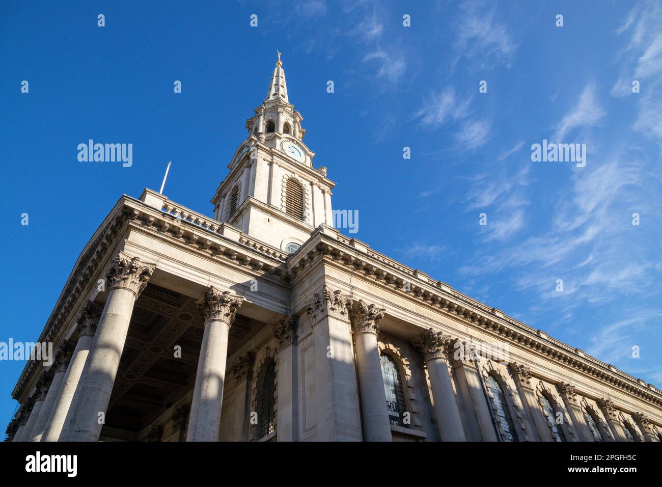St Martin-in-the-Fields, Trafalgar Square, City of Westminster, London, Großbritannien Stockfoto