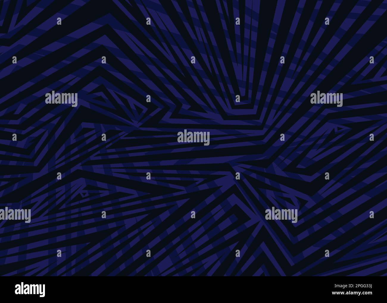 Abstraktes geometrisches Muster mit Linien. Hintergrund der Vektordarstellung Stock Vektor