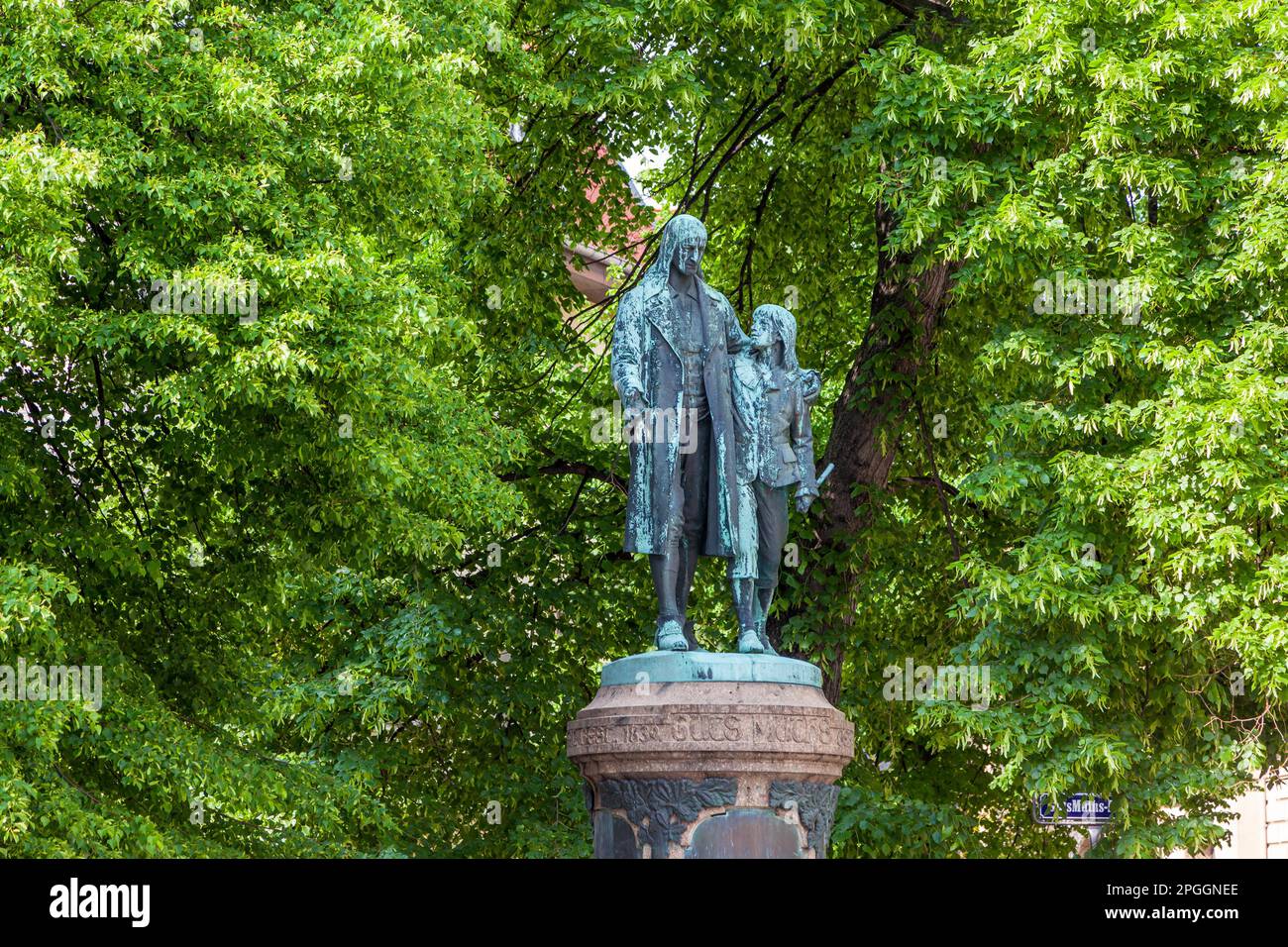 Bilder aus der Weltkulturerbestätte Quedlinburg im Harz Stockfoto