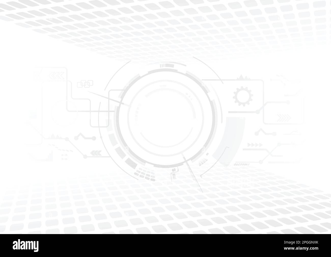 Abstraktes 3D Design Hintergrund mit Technologie Punkt und Linie Leiterplatte Textur. Modernes Engineering, futuristisches, wissenschaftliches Kommunikationskonzept. Vecto Stock Vektor