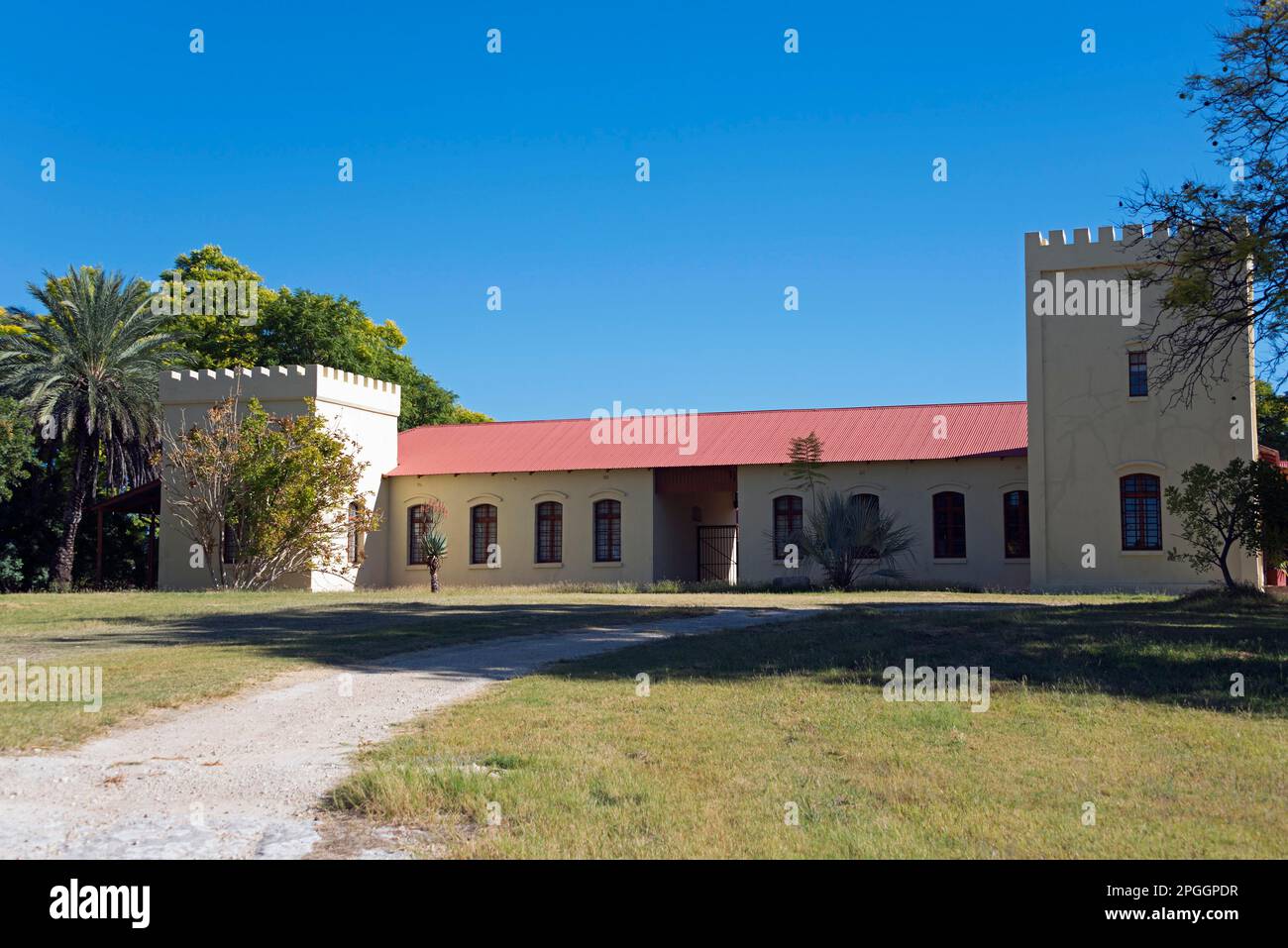 Alte Festung und Museum, Grootfontein, Namibia Stockfoto