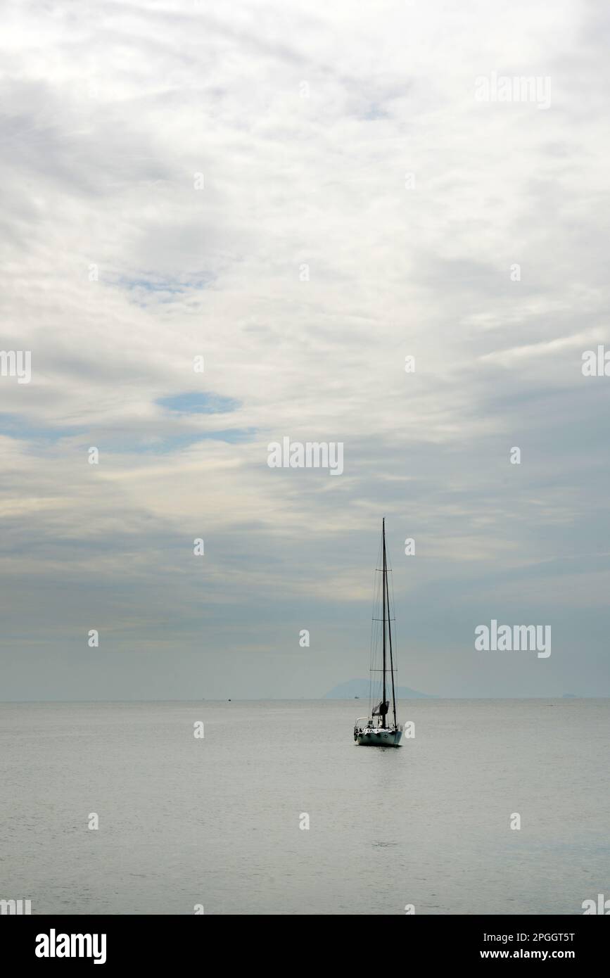 Eine entspannende Aussicht. Lamma Island, Hongkong. Stockfoto