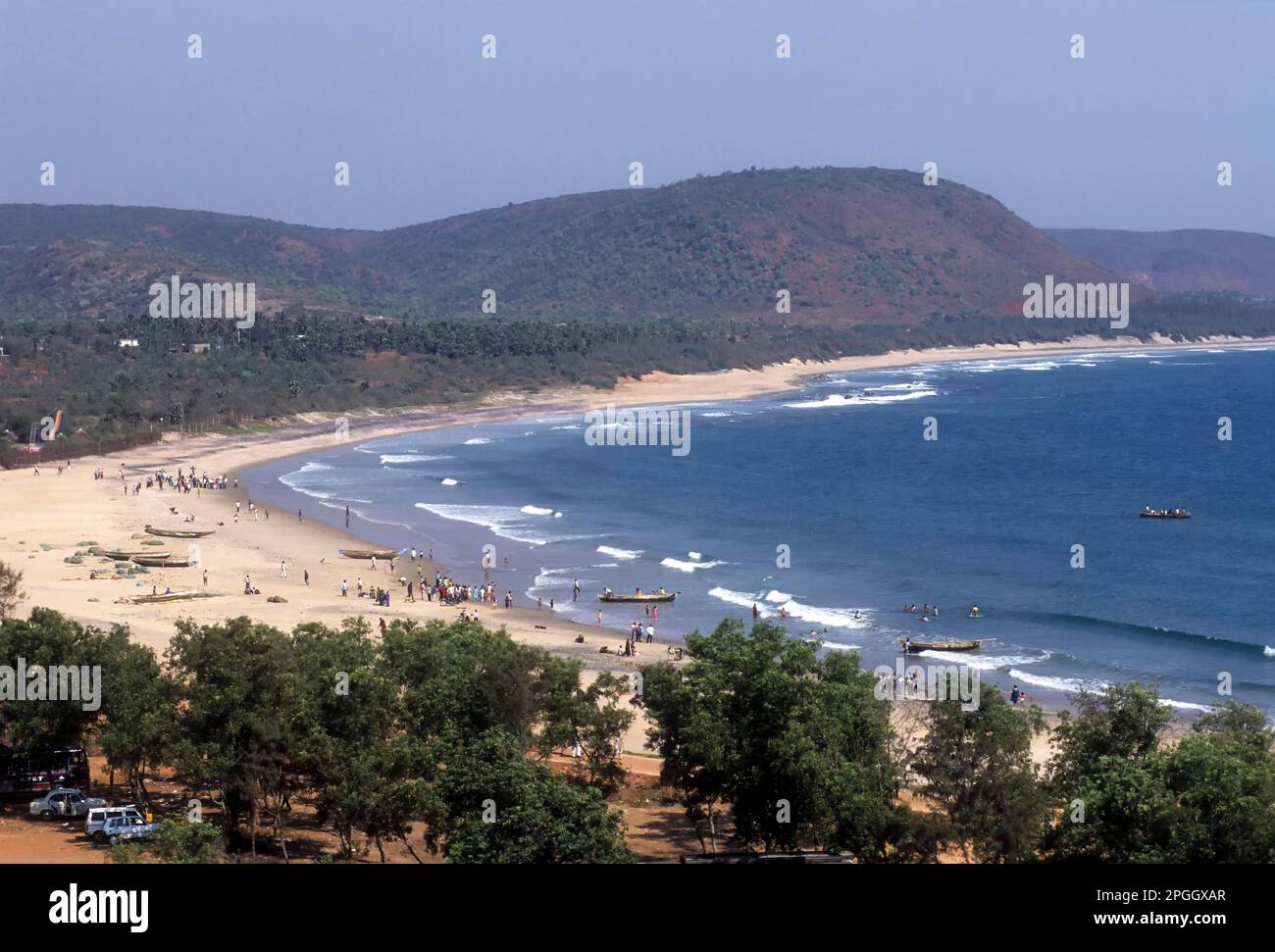 Rushikonda Beach in Visakhapatnam oder Vizag, Andhra Pradesh, Indien, Asien Stockfoto