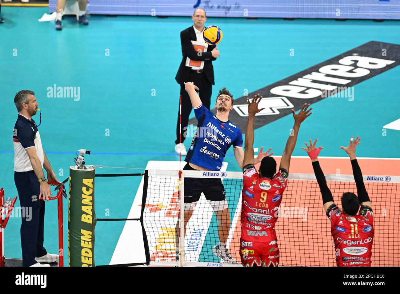 Patry Jean von Allianz Power Volley Milano während des Volleyball Italian Serie A Men SuperLeague Championship Play Off – Allianz Power Volley Milano vs Stockfoto