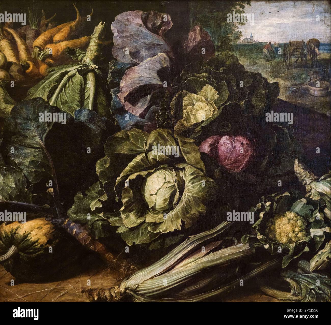 Frans Snyders, Still Life with Crops, (Allegory of the Earth?), Ölmalerei auf Leinwand, 1610 Stockfoto