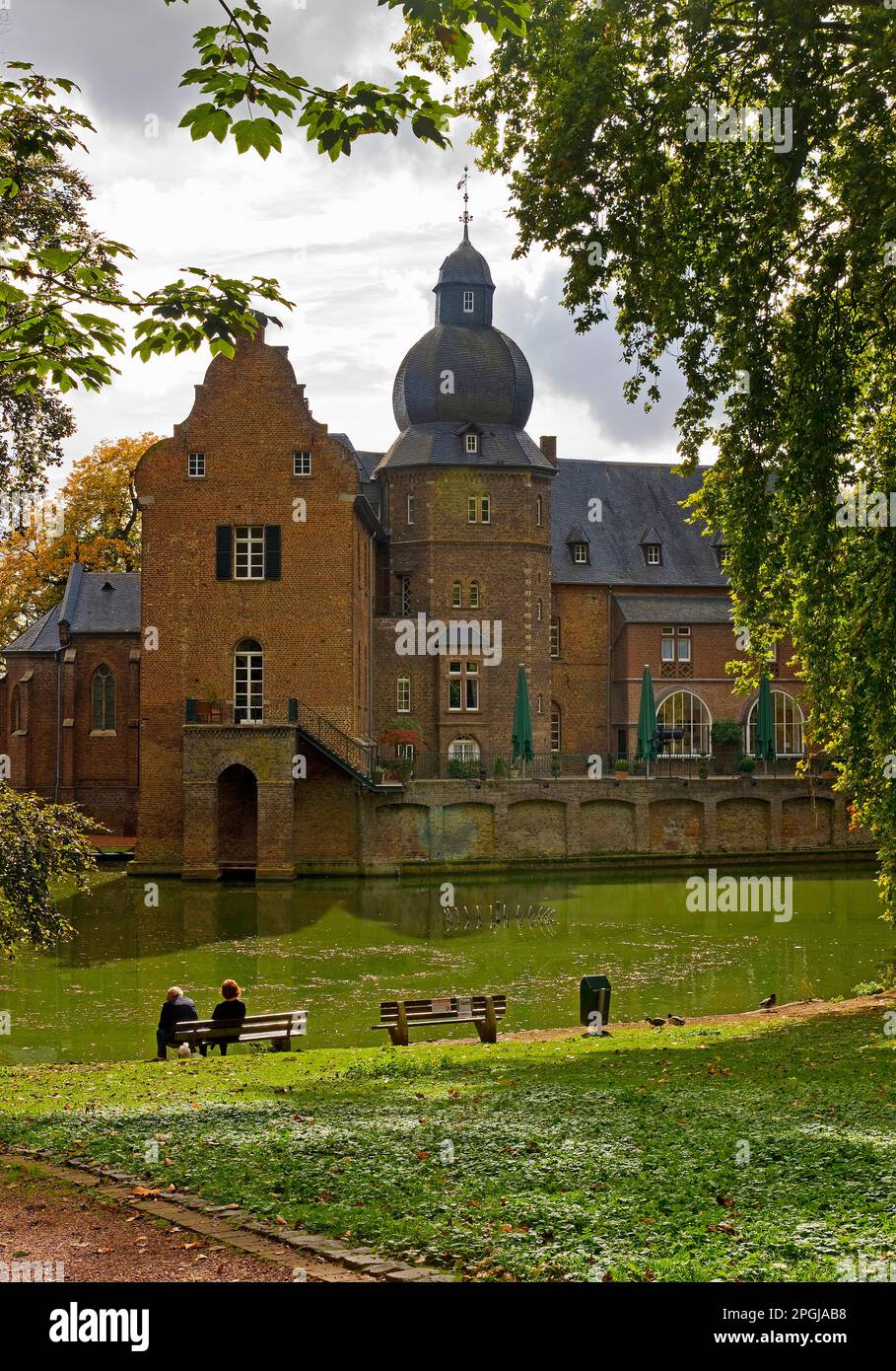 Schloss Bergerhausen, Deutschland, Nordrhein-Westfalen, Kerpen Stockfoto