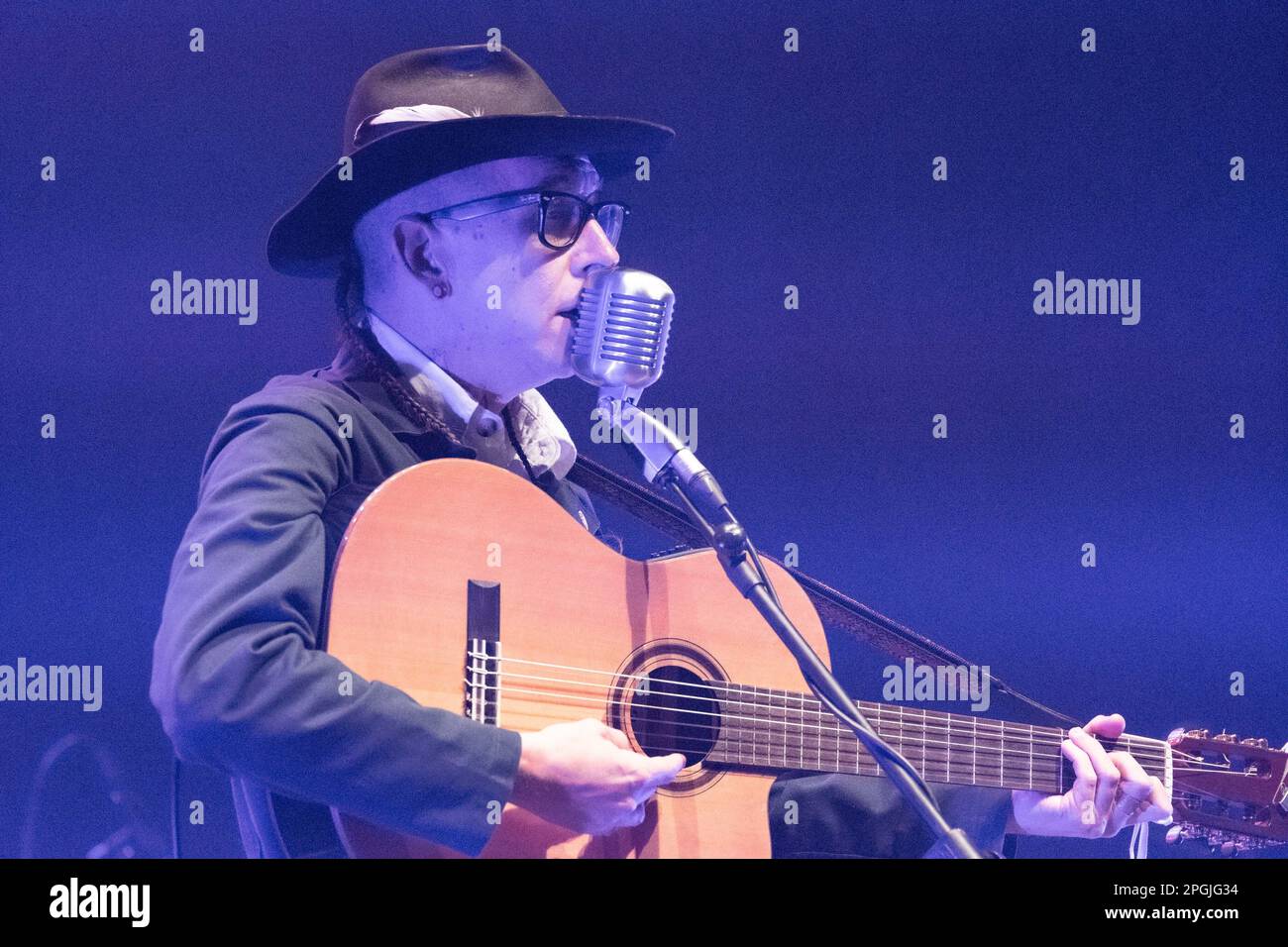 Pesaro, Italien. 22. März 2023. Micah P. Hinson Kredit: Unabhängige Fotoagentur/Alamy Live News Stockfoto