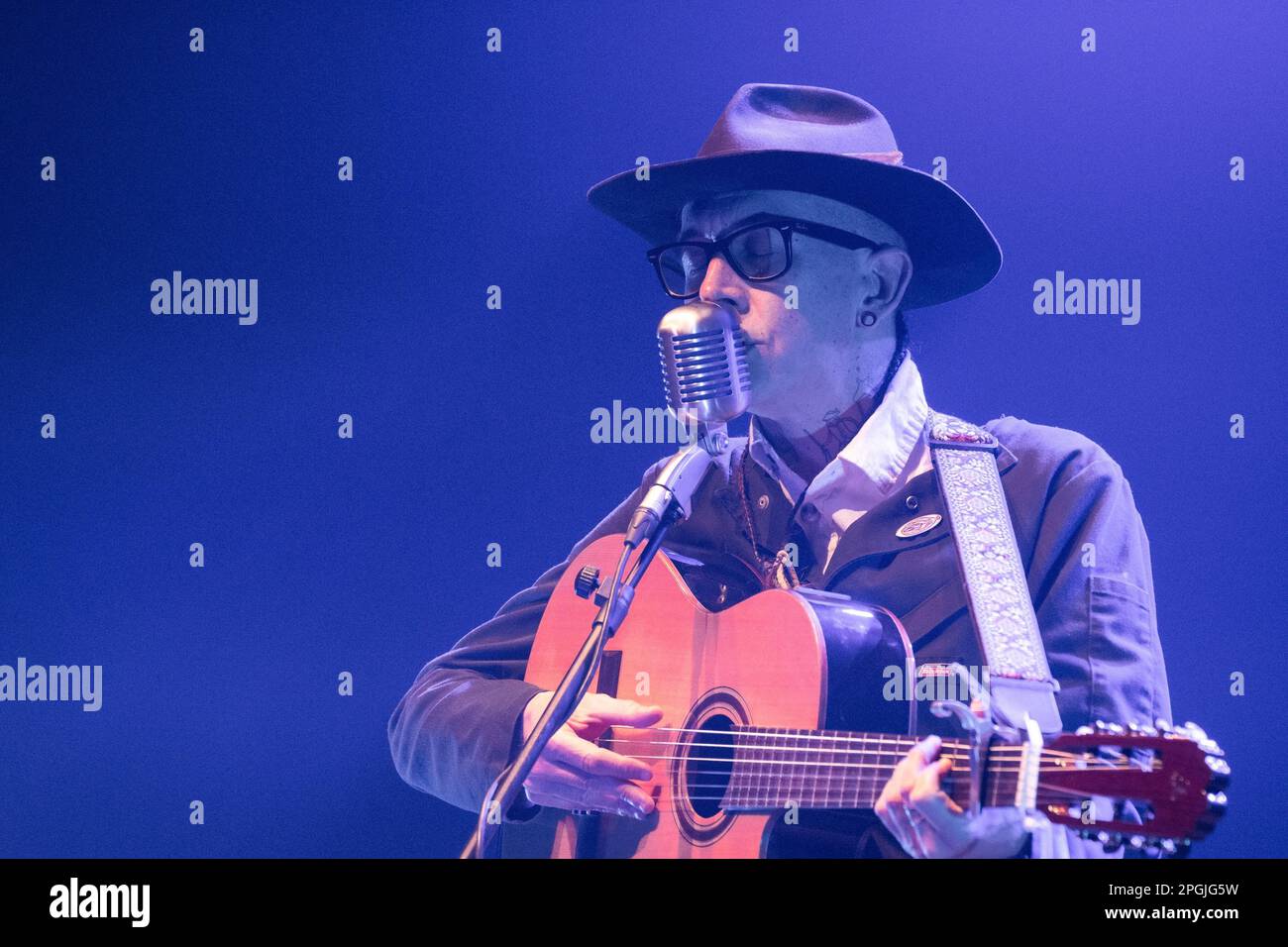 Pesaro, Italien. 22. März 2023. Micah P. Hinson Kredit: Unabhängige Fotoagentur/Alamy Live News Stockfoto