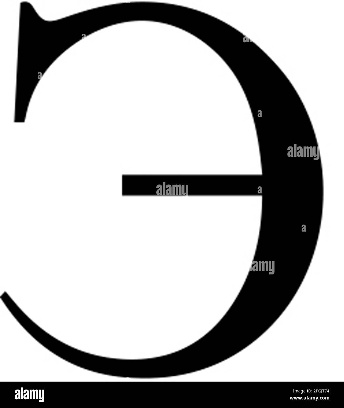 Kyrillisches estu Stockfoto