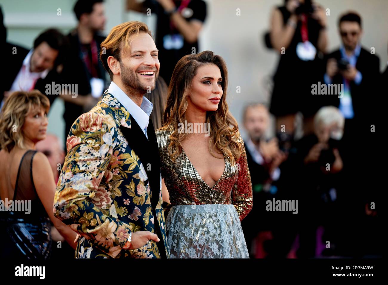 Venedig, Italien, 10. September 2022, Alessandro Borghi nimmt am Venedig Film Festival 2022 Teil (Fotoguthaben: Giovanna Onofri) Stockfoto