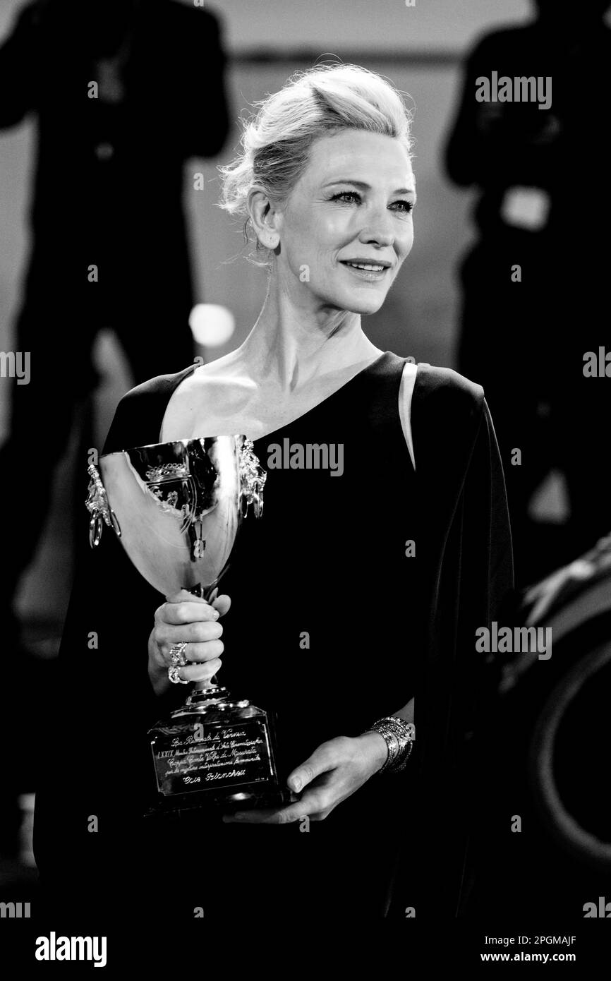 Venedig, Italien, 10. September 2022, Cate Blanchett nimmt am Venice Film Festival 2022 Teil (Fotoguthaben: Giovanna Onofri) Stockfoto