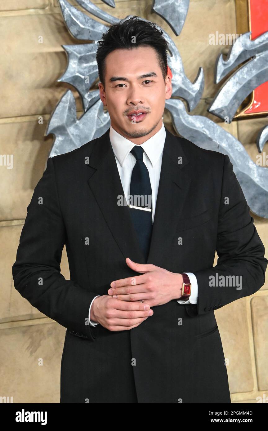 Jason Wong nimmt an der britischen Premiere von Dungeons & Dragons: Honor among Thieves, London, Großbritannien Teil. Foto aufgenommen am 23. März 2023. Kredit: Siehe Li/Picture Capital/Alamy Live News Stockfoto