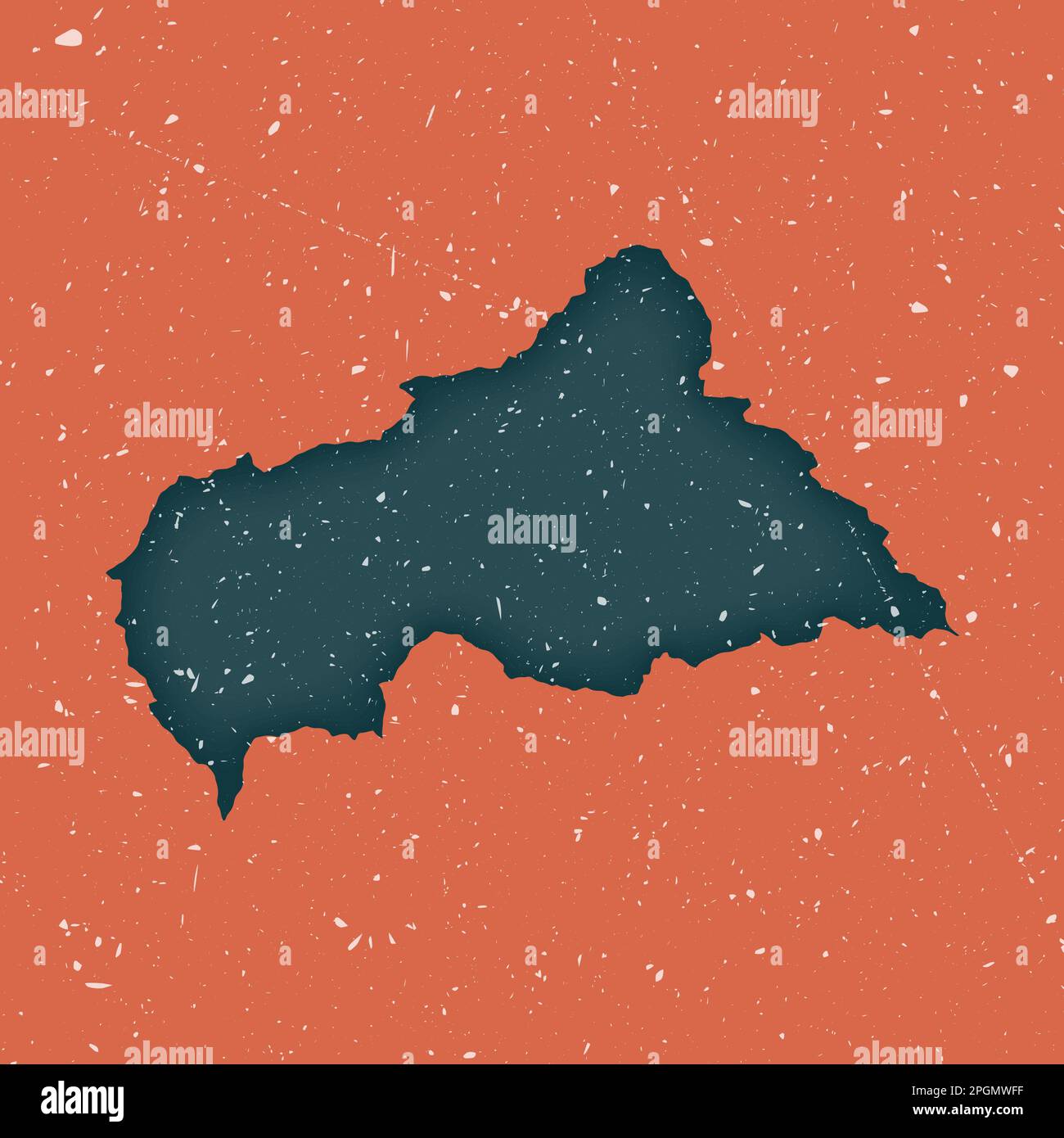 OLDTIMER-Karte. Grunge-Karte des Landes mit gestörter Textur. AUTOPOSTER. Vektorabbildung. Stock Vektor