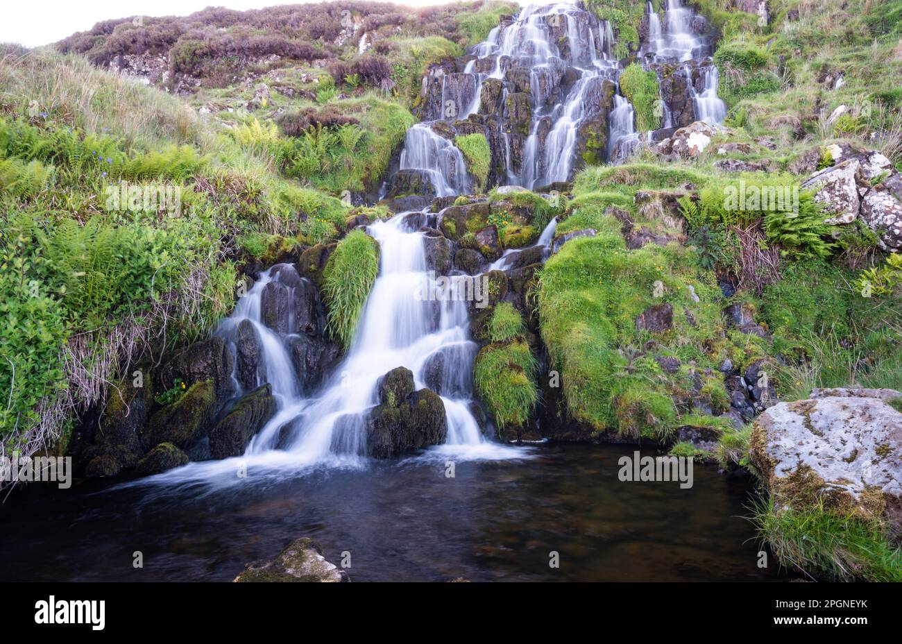 Schottland Isle of Skye Bride's Veil Falls Stockfoto