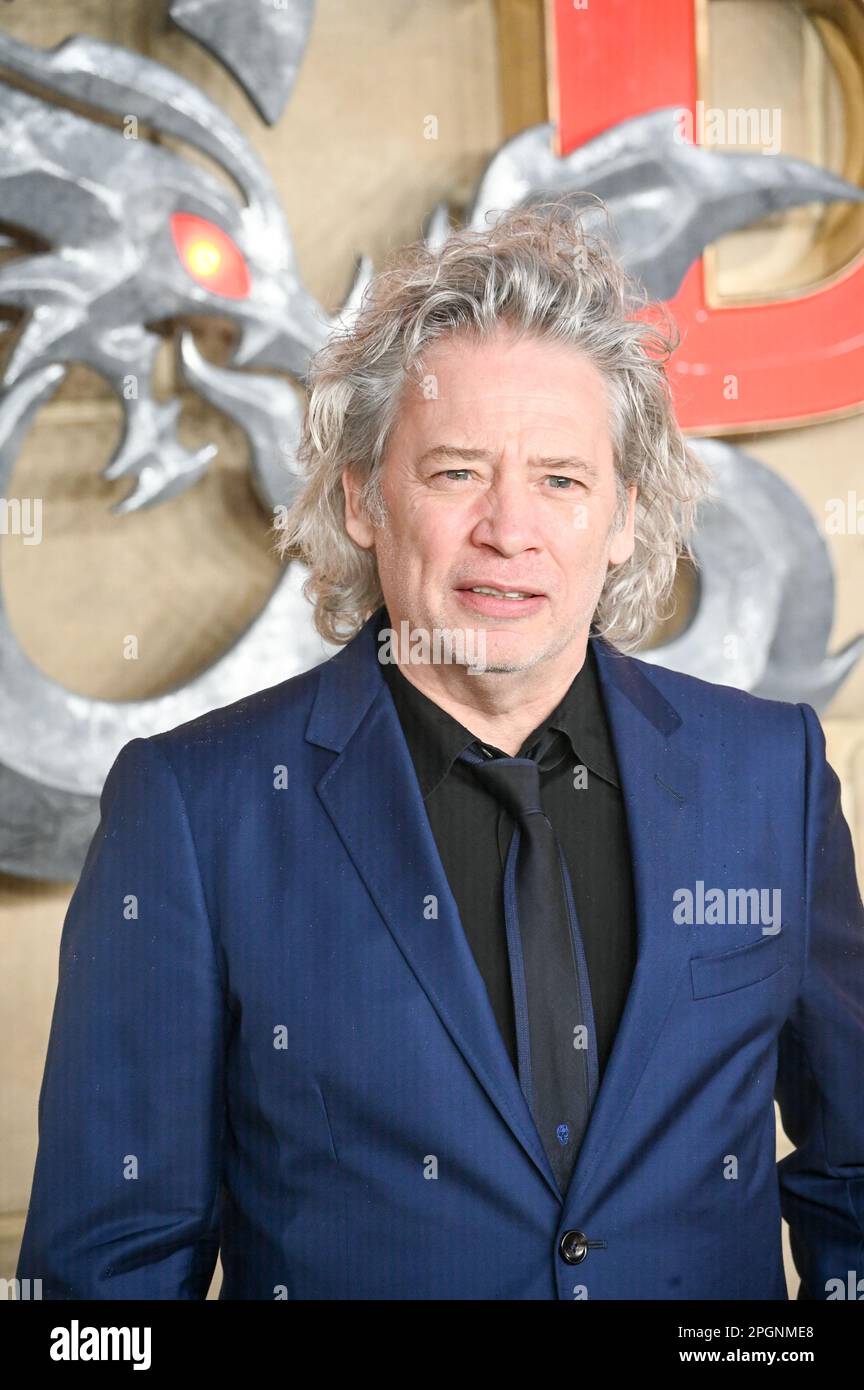 Dexter Fletcher UK Premiere von Dungeons & Dragons: Honor among Thieves, London, Großbritannien. Foto aufgenommen am 23. März 2023. Kredit: Siehe Li/Picture Capital/Alamy Live News Stockfoto