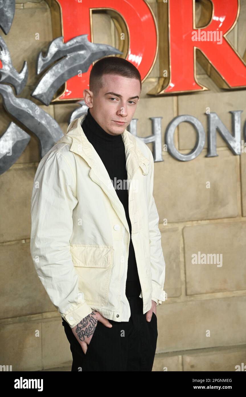 ArrDee UK Premiere von Dungeons & Dragons: Honor among Thieves, London, Großbritannien. Foto aufgenommen am 23. März 2023. Kredit: Siehe Li/Picture Capital/Alamy Live News Stockfoto