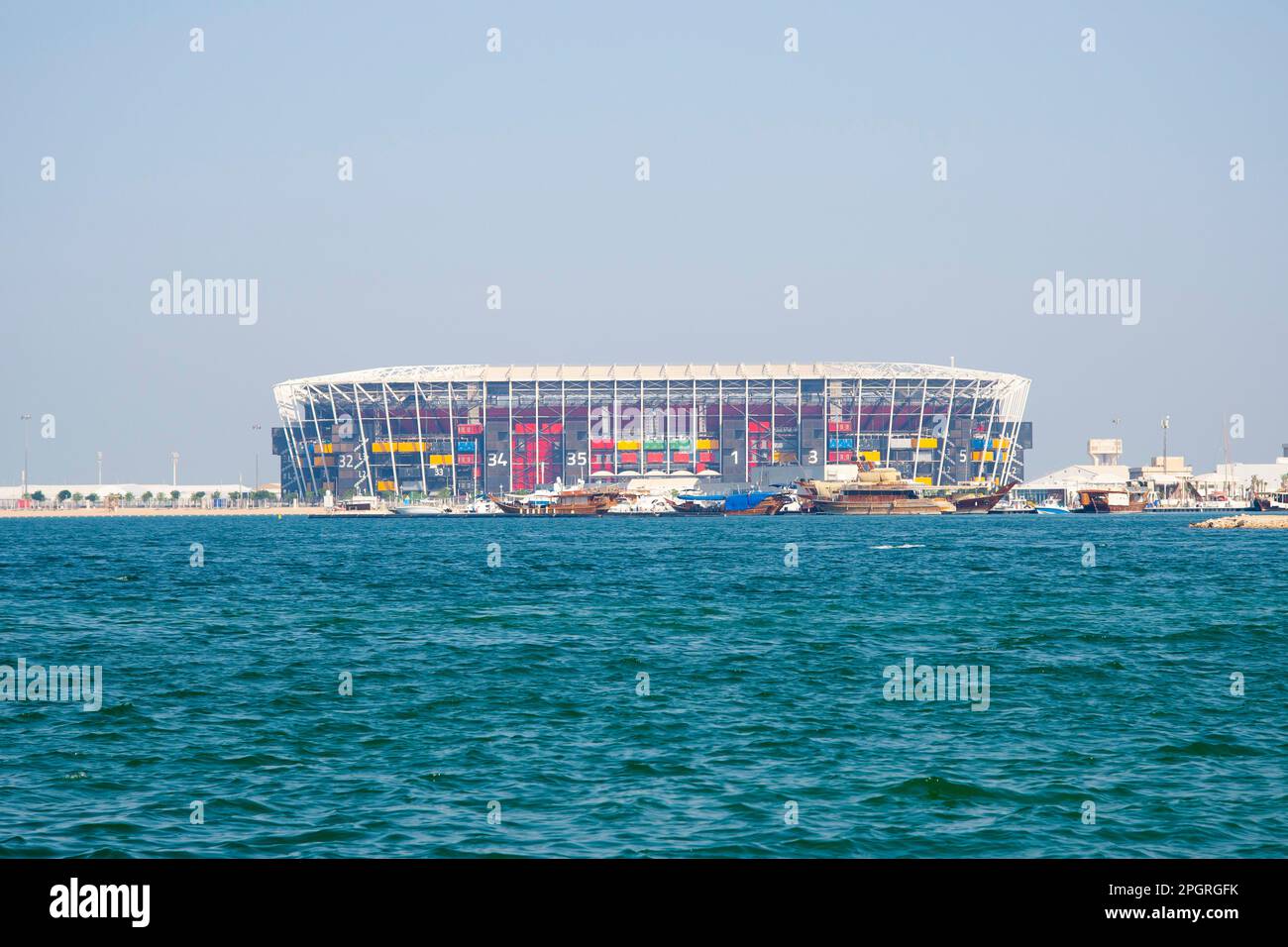 Doha, Katar - 7. Oktober 2022: Wm-Stadion 974 Stockfoto