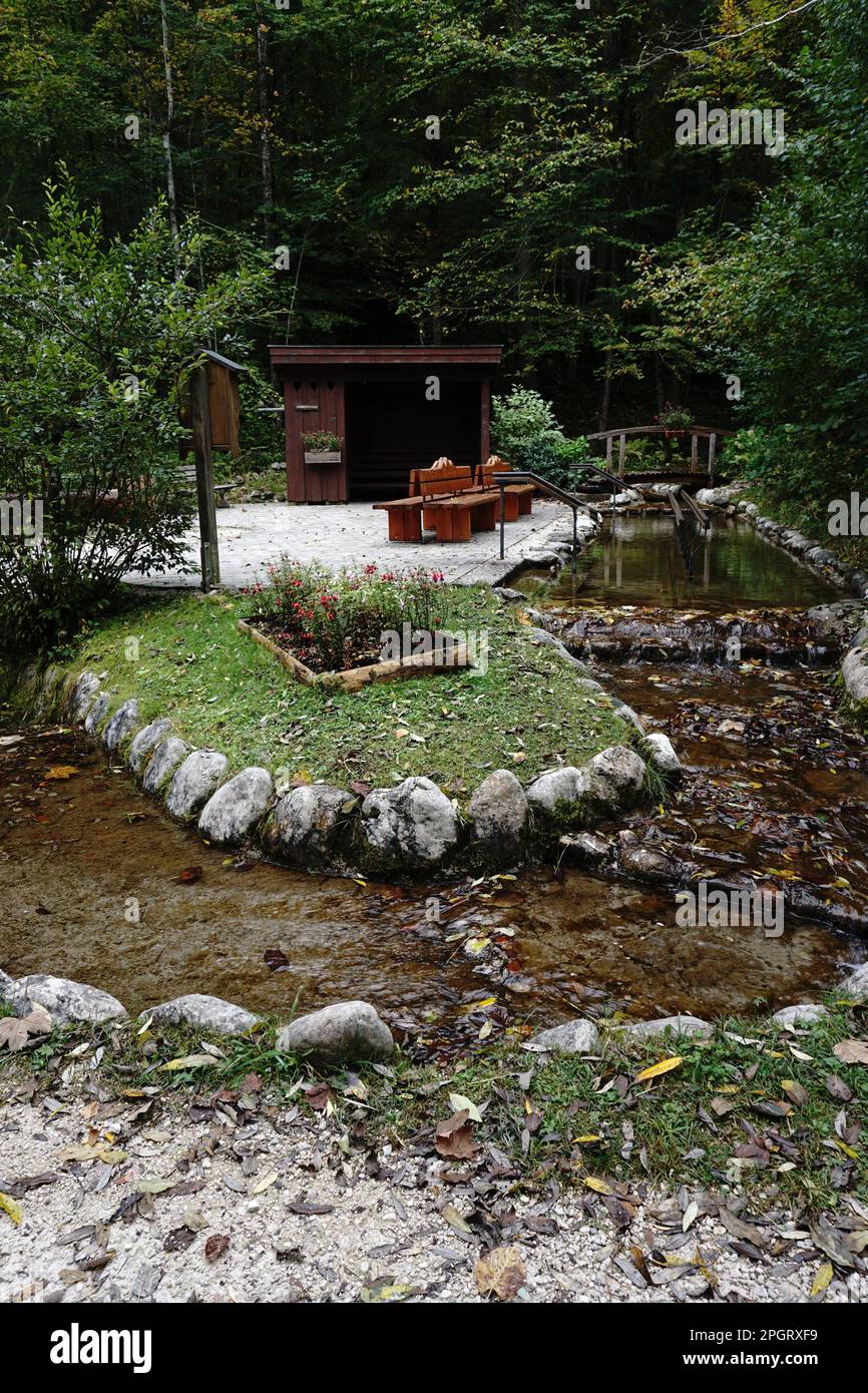 Urlaub in den alpen, bayern, berchtesgaden Stockfoto