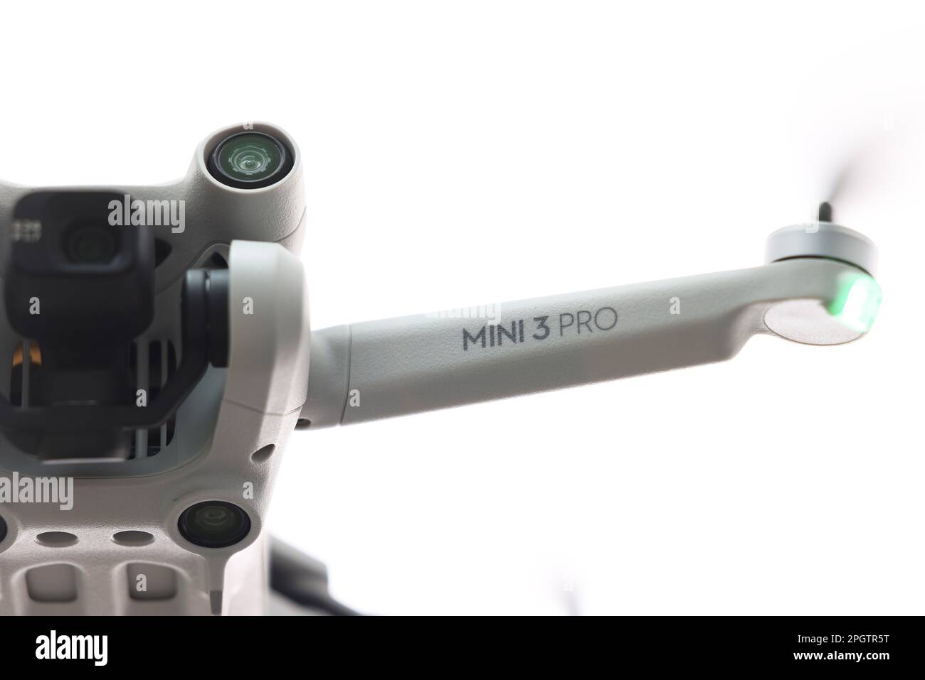 DJI Mini 3 Pro Drohne Bild von Antony Thompson - Thousand Word Media, KEIN VERKAUF, KEINE SYNDICATION. Weitere Informationen erhalten Sie von Mob: 07775556610 Web: w Stockfoto