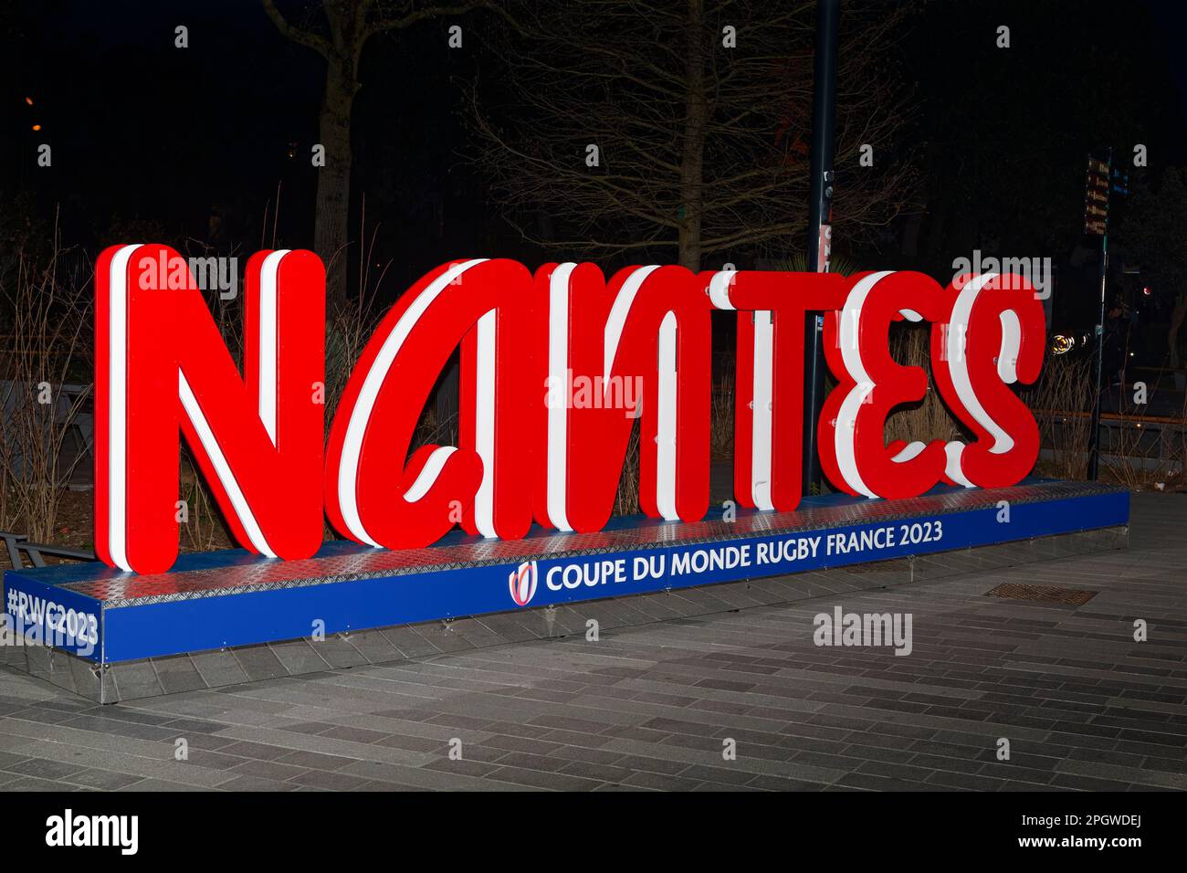 Nantes - Rugby-Weltmeisterschaft 2023 Stockfoto