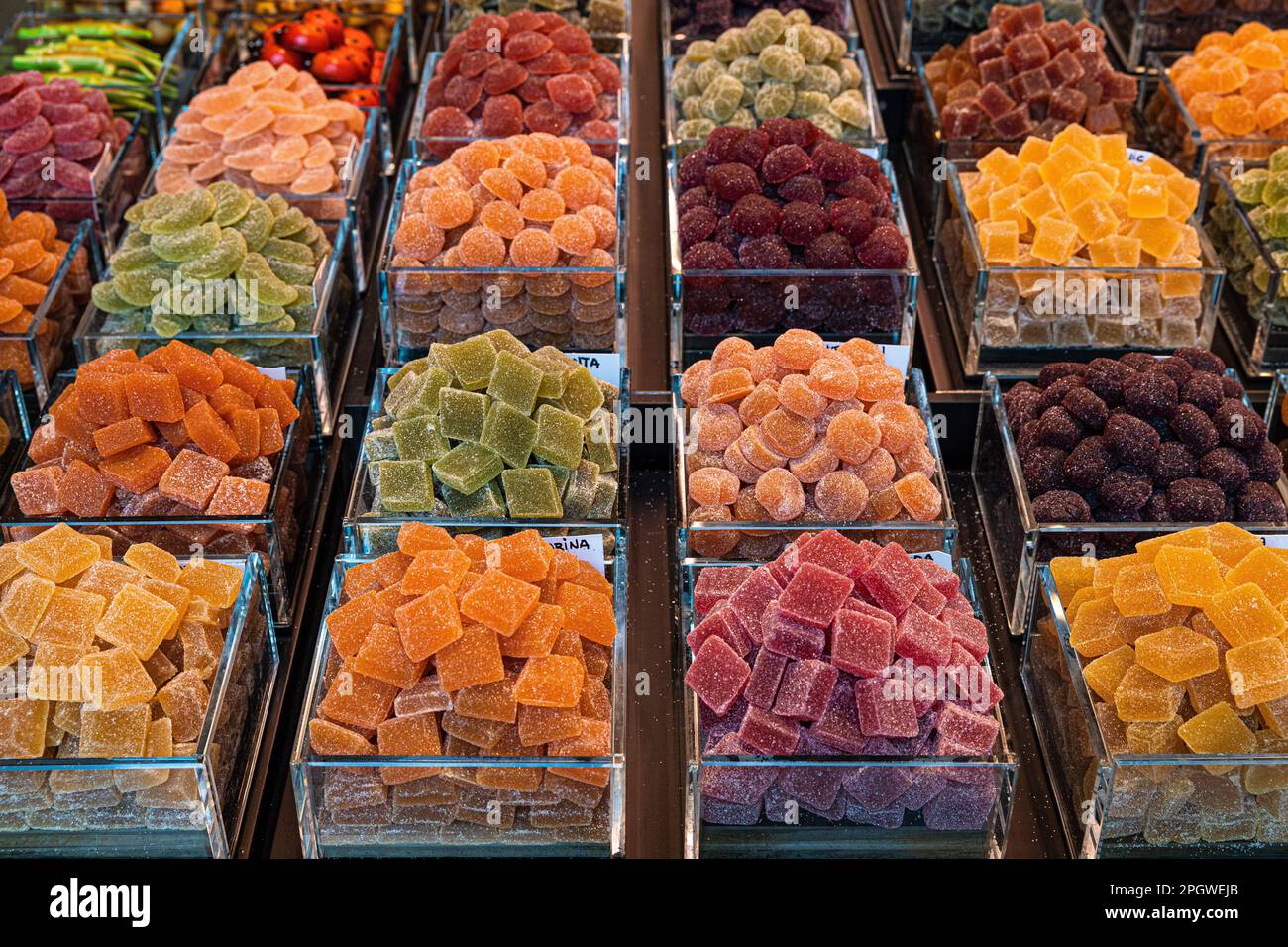 La Boqueria, Barcelona, Spanien Stockfoto