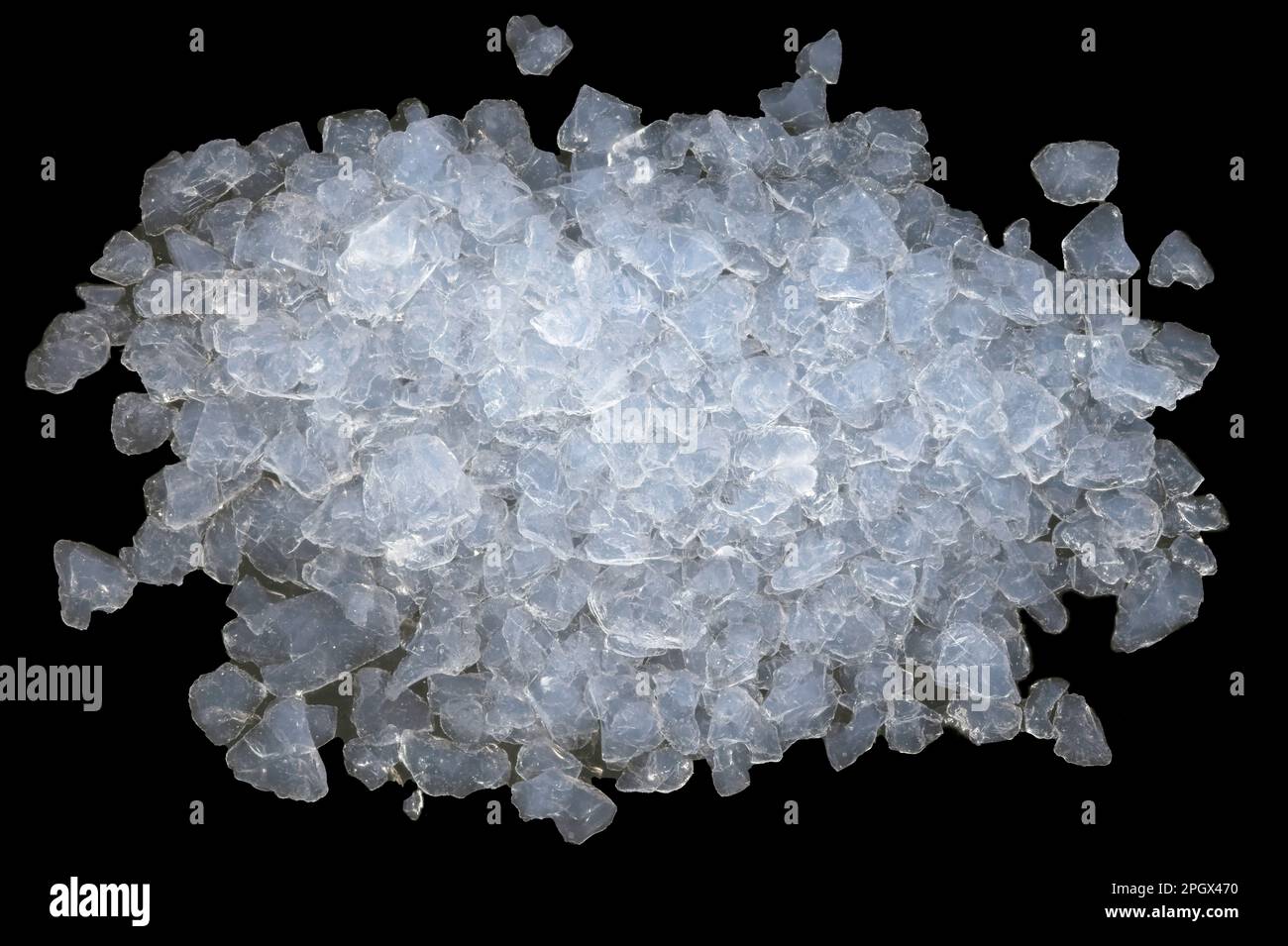 Aerogel, ein synthetisches Material aus 99,8 % Luft. Es enthält nur 2 % Volumenkörpermaterialien und ist eines der leichtesten Volumenkörpermaterialien, die bekanntermaßen existieren. ICH Stockfoto