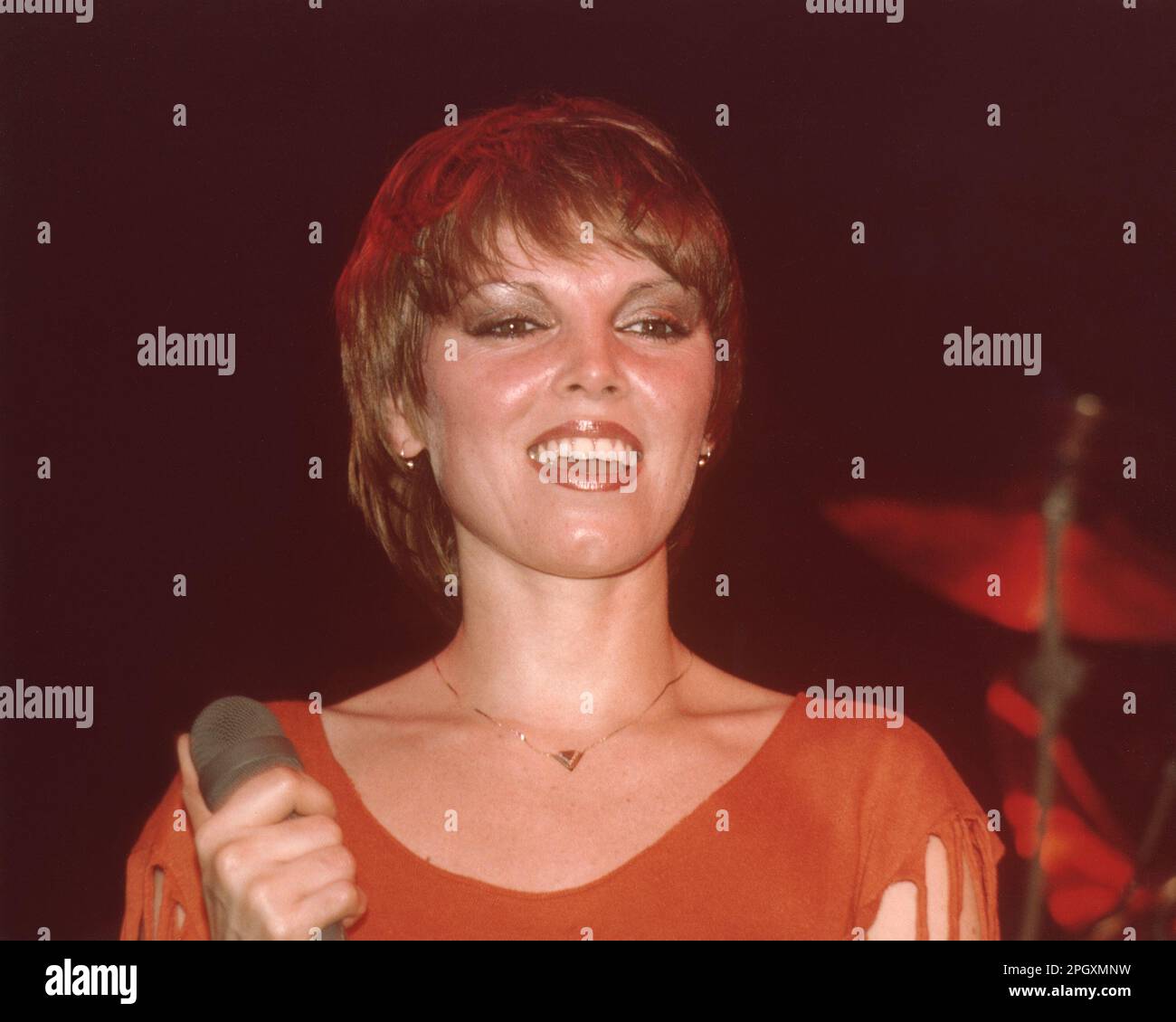 Pat Benatar in Center Stage, East Providence, Rhode Island, USA, ca. 1981. Stockfoto