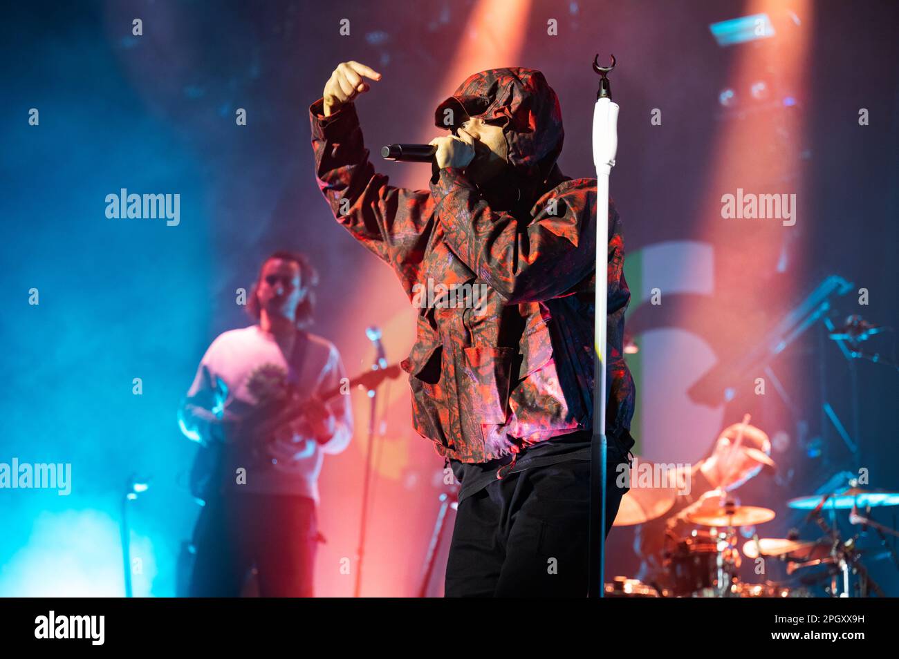 Manchester, Großbritannien. 24. März 2023 Loyle Carner berichtet über die erste Nacht des BBC 6 Musikfestivals 2023. 2023-03-24. Kredit: Gary Mather/Alamy Live News Stockfoto