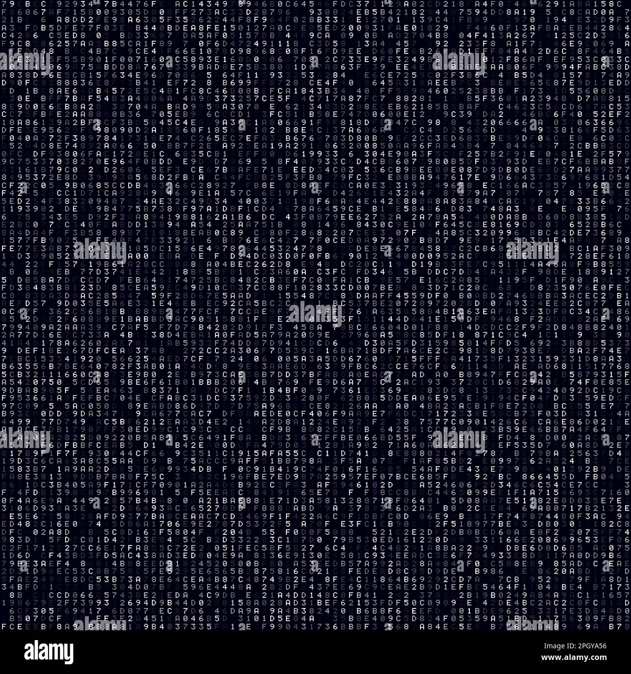 Hintergrund der abstrakten Matrix. Weißer ausgefüllter hexadezimaler Hintergrund. Nahtloses Muster in großer Größe. Bezaubernde Vektor-Illustration. Stock Vektor