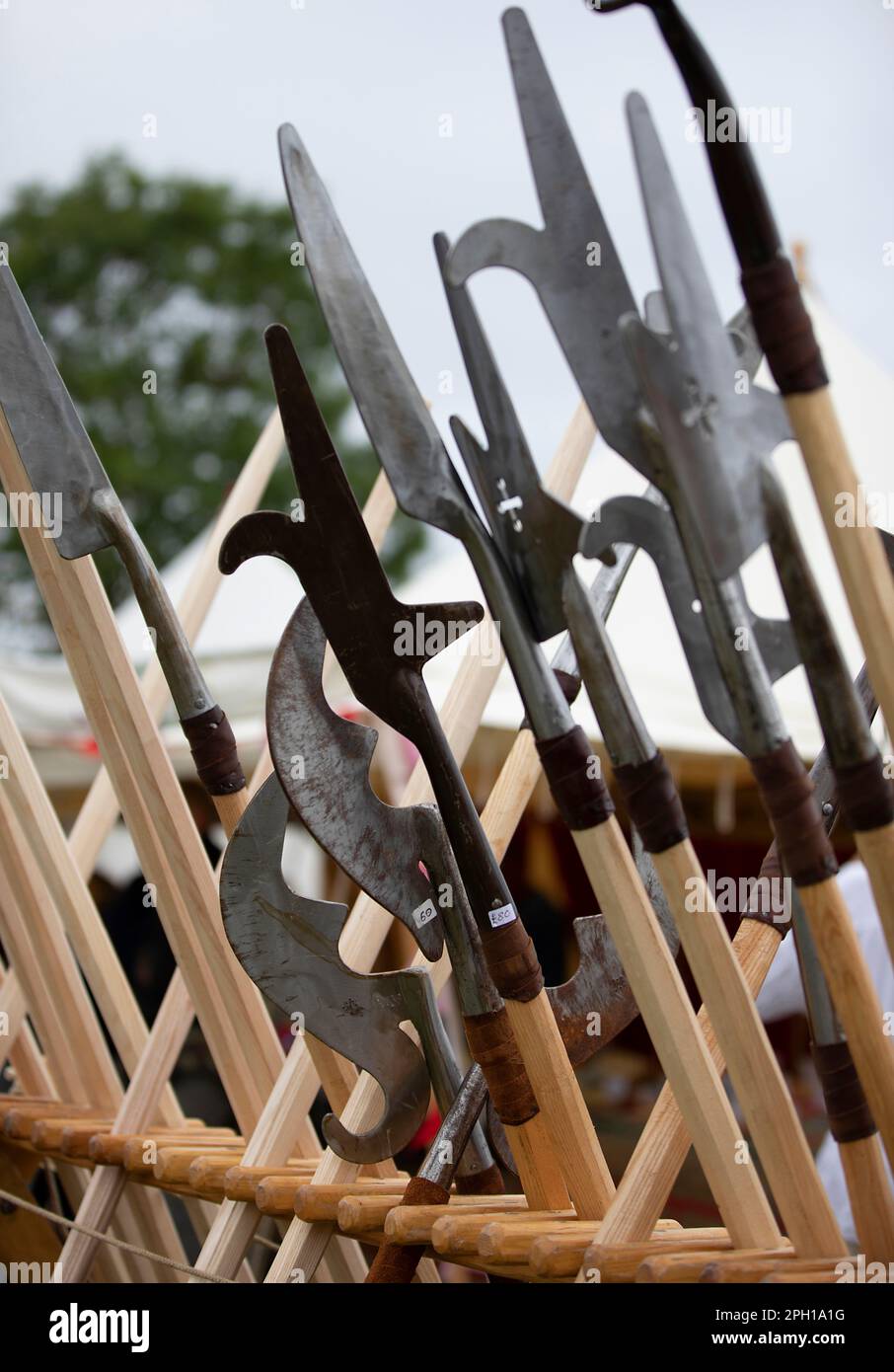 Mittelalterliche Waffen Stockfoto