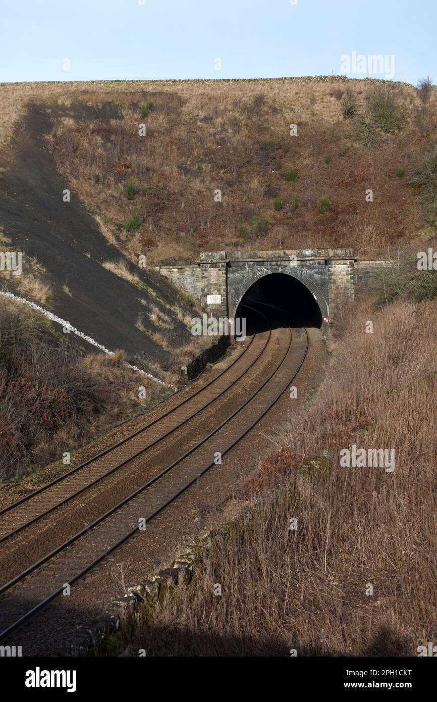 Barmoor Clough Tunnel, Dove Holes, Derbyshire Stockfoto
