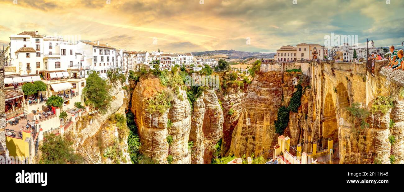 Altstadt von Ronda, Spanien Stockfoto