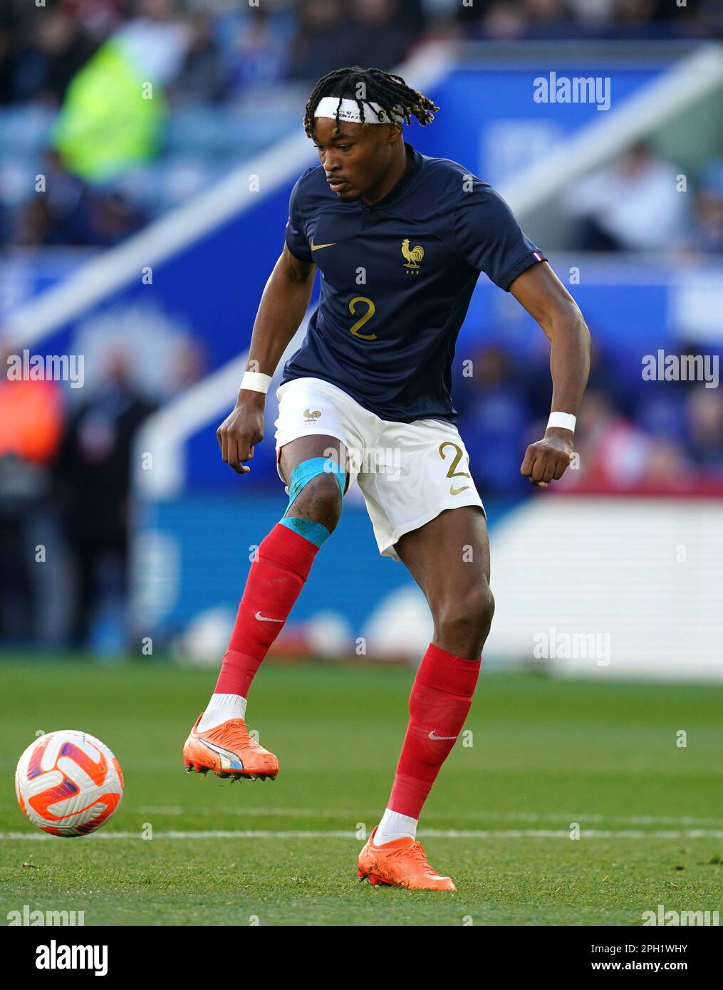 Der französische Mohamed Simakan während des internationalen