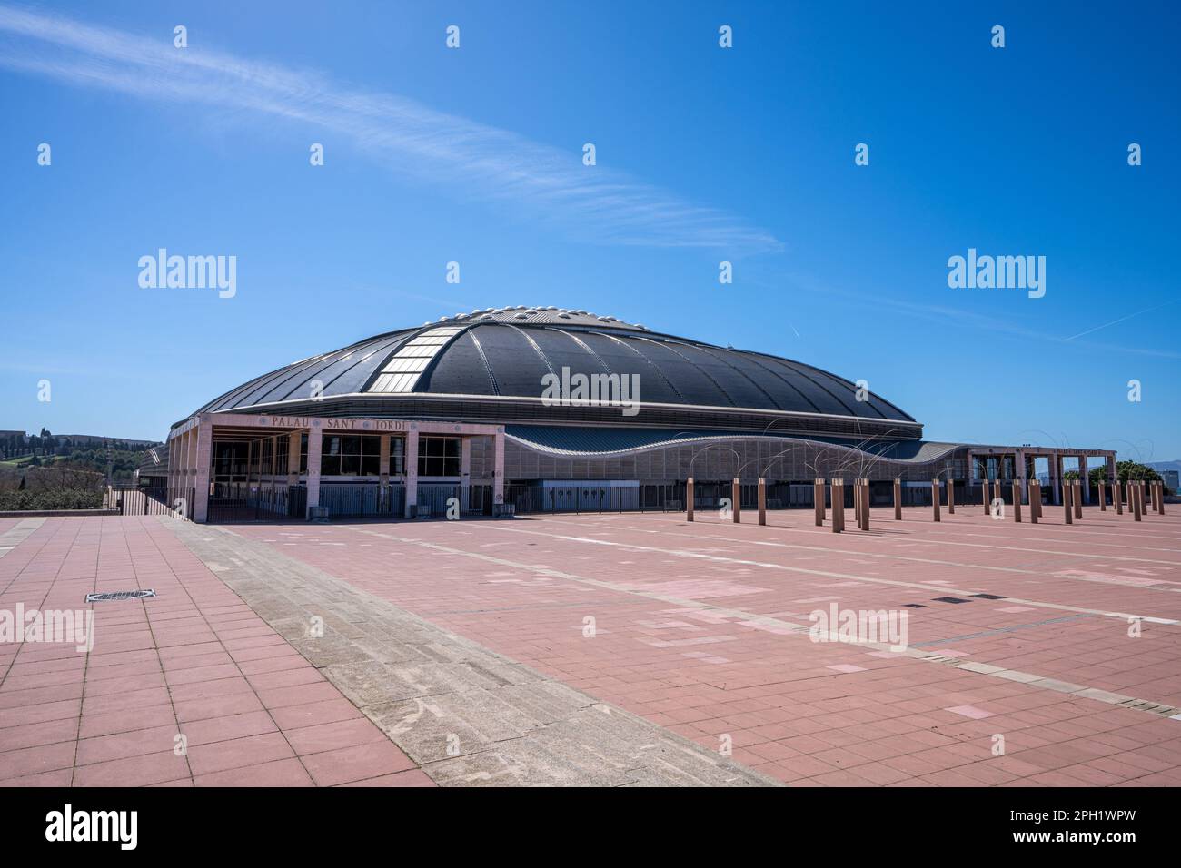 Das Sportpalast Sant Jordi auf dem Gelände des Olympiaparks in Barcelona, Spanien, 16. März 2023. (CTK-Foto/Jiri Vatka) Stockfoto