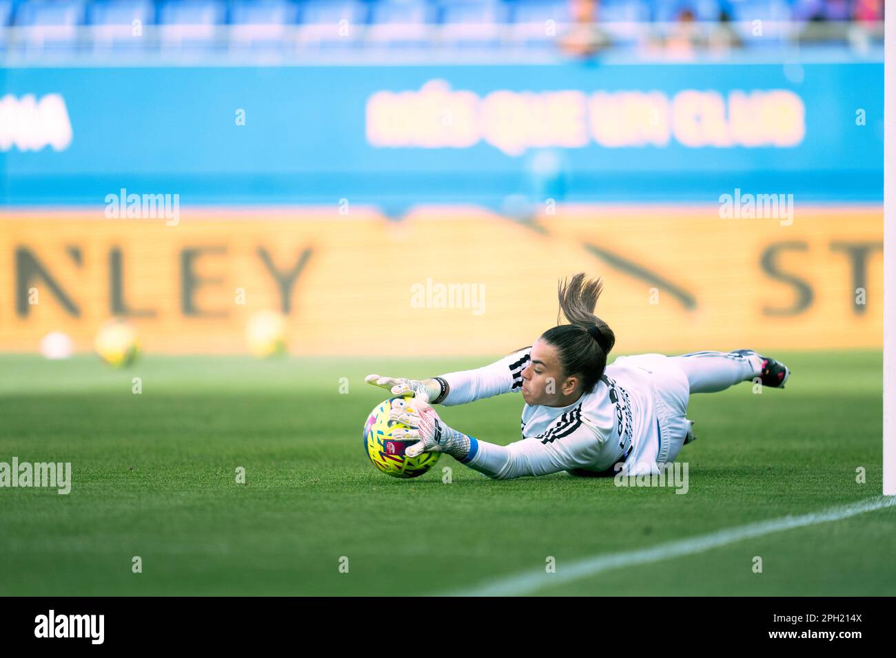 Sant Joan Despí, Spanien, 25. März 2023. Spanische Liga F: FC Barcelona gegen Real Madrid CF. (01) Misa Credit: Joan G/Alamy Live News Stockfoto