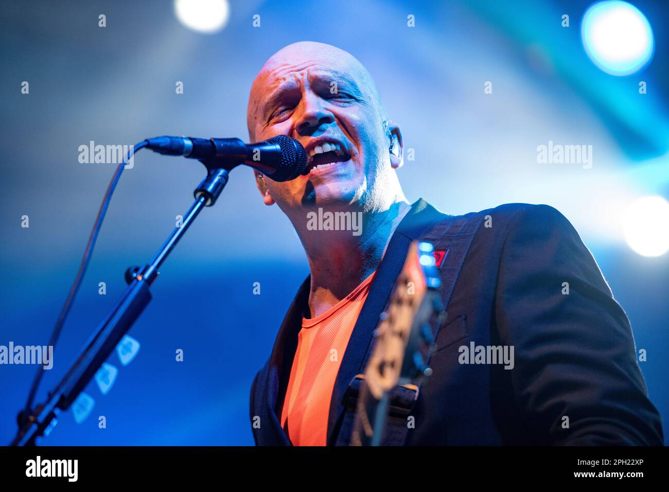 14. März 2023: Devin Townsend tritt im Live Club in Mailand auf Stockfoto