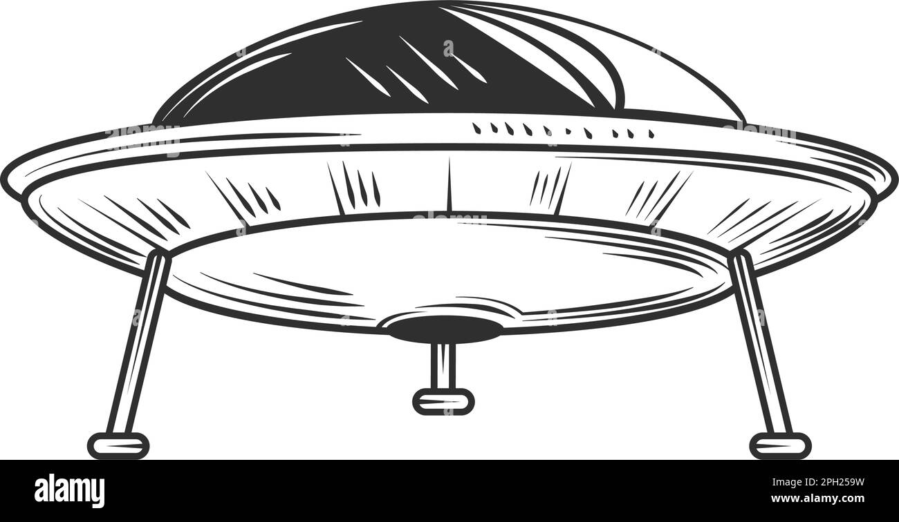 Außerirdisches UFO Stock Vektor