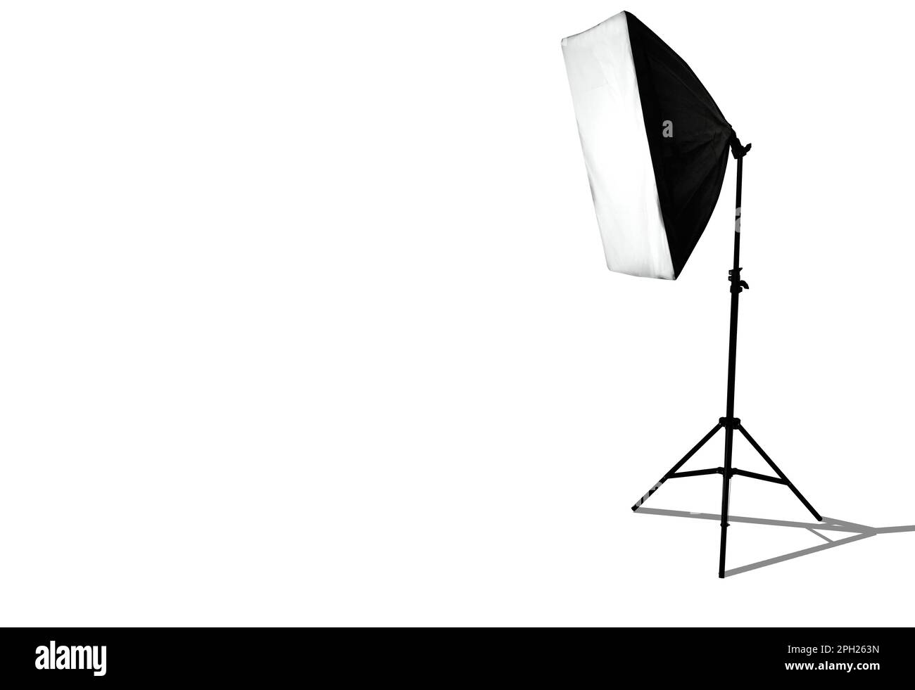 Fotostudio licht Leinwand Lampe zwei Seiten beleuchten Stockfoto