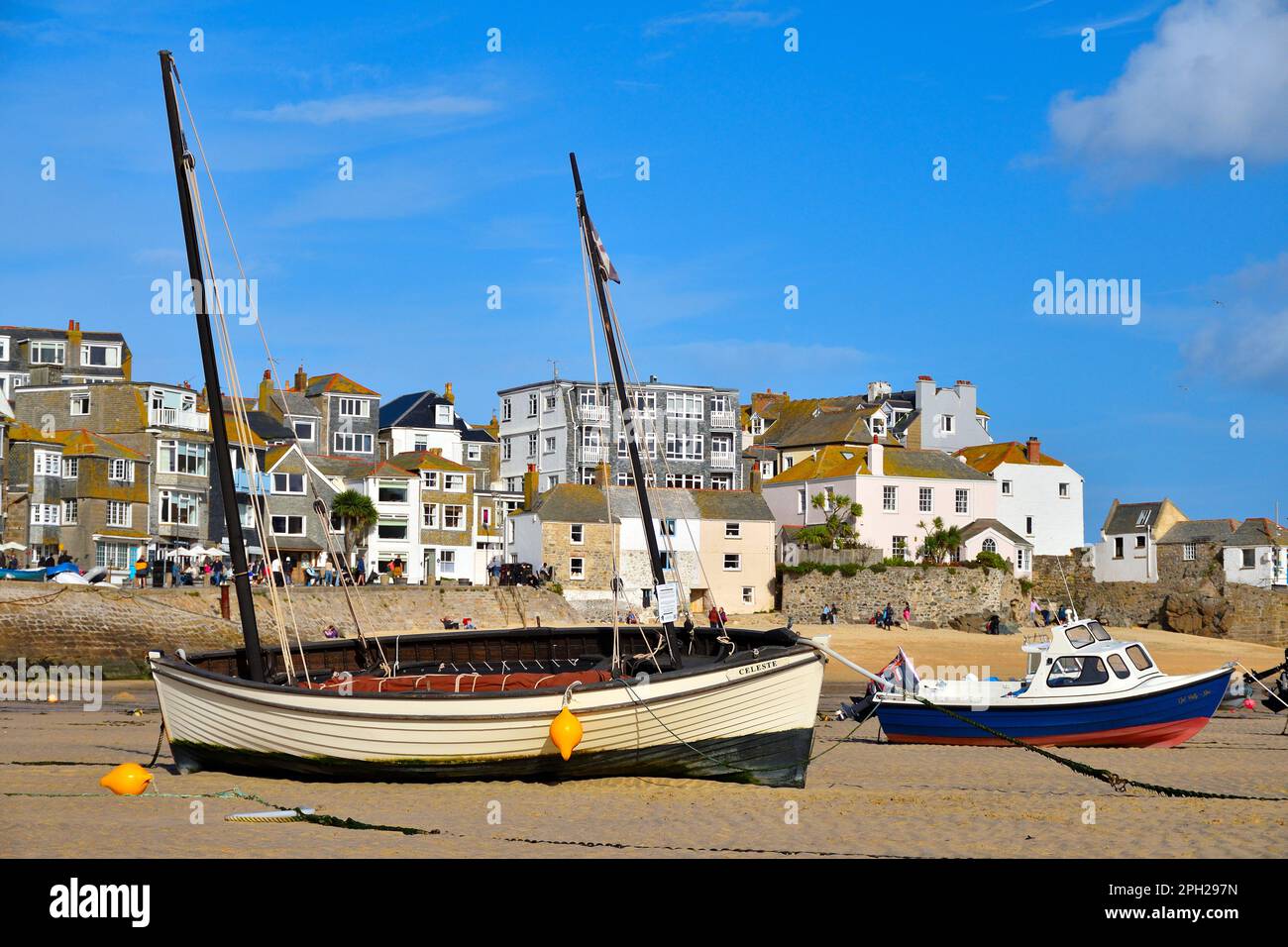 Sonniges St. Ives im Oktober Stockfoto