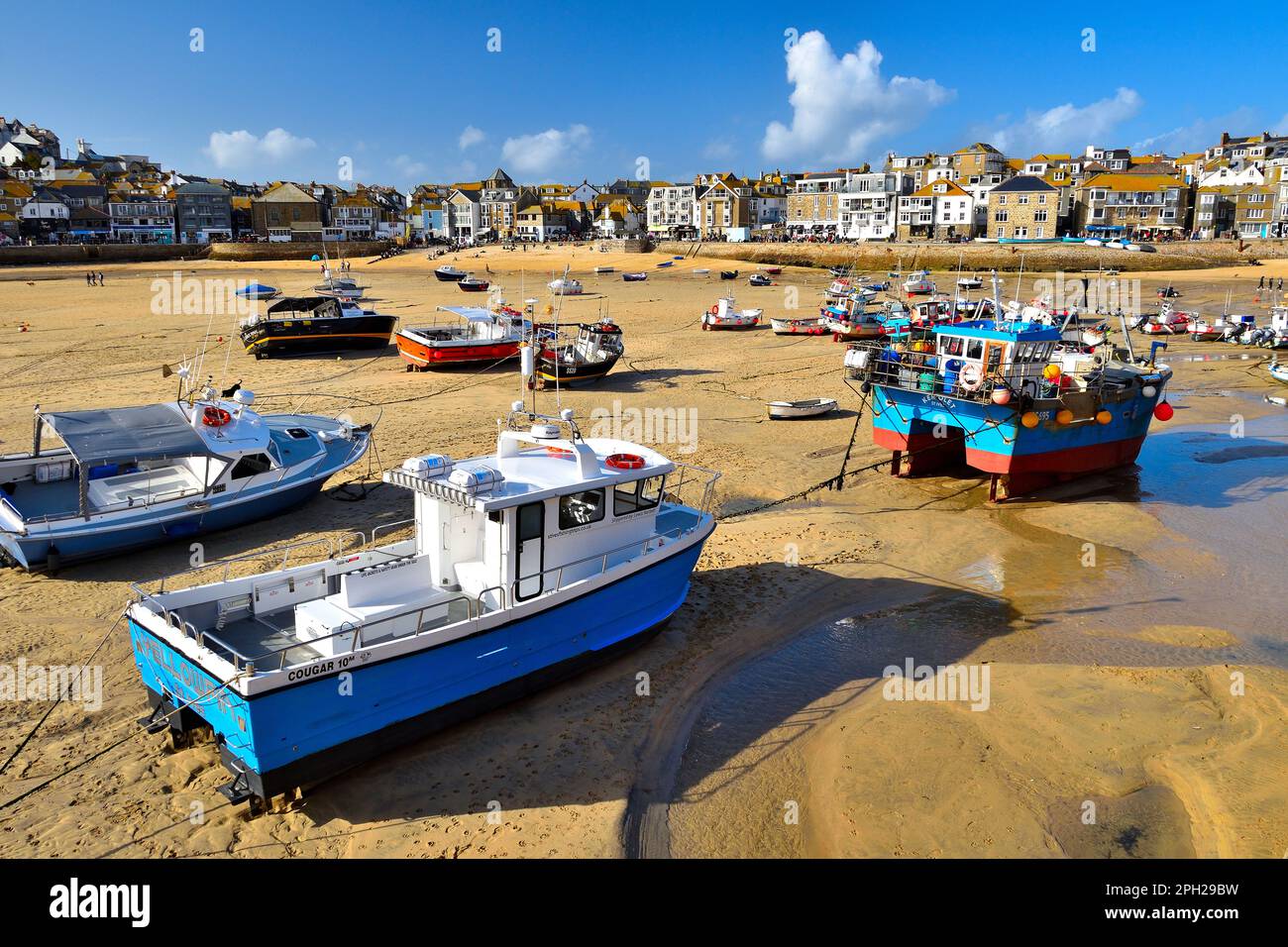 Sonniges St. Ives im Oktober Stockfoto