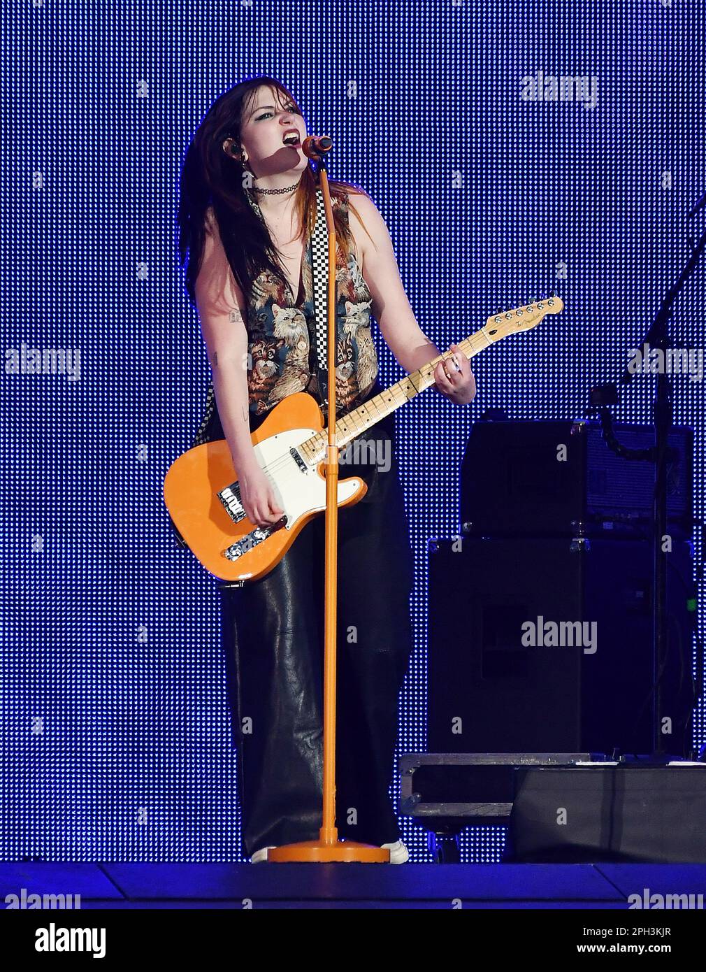 LAS VEGAS, NEVADA - 24. MÄRZ: (Nur redaktionelle Verwendung) Gayle tritt auf der Bühne während der „Taylor Swift | The Eras Tour“ im Allegiant Stadium am 24. März 2023 in Las Vegas, Nevada. Foto: Casey Flanigan/imageSPACE/MediaPunch Stockfoto