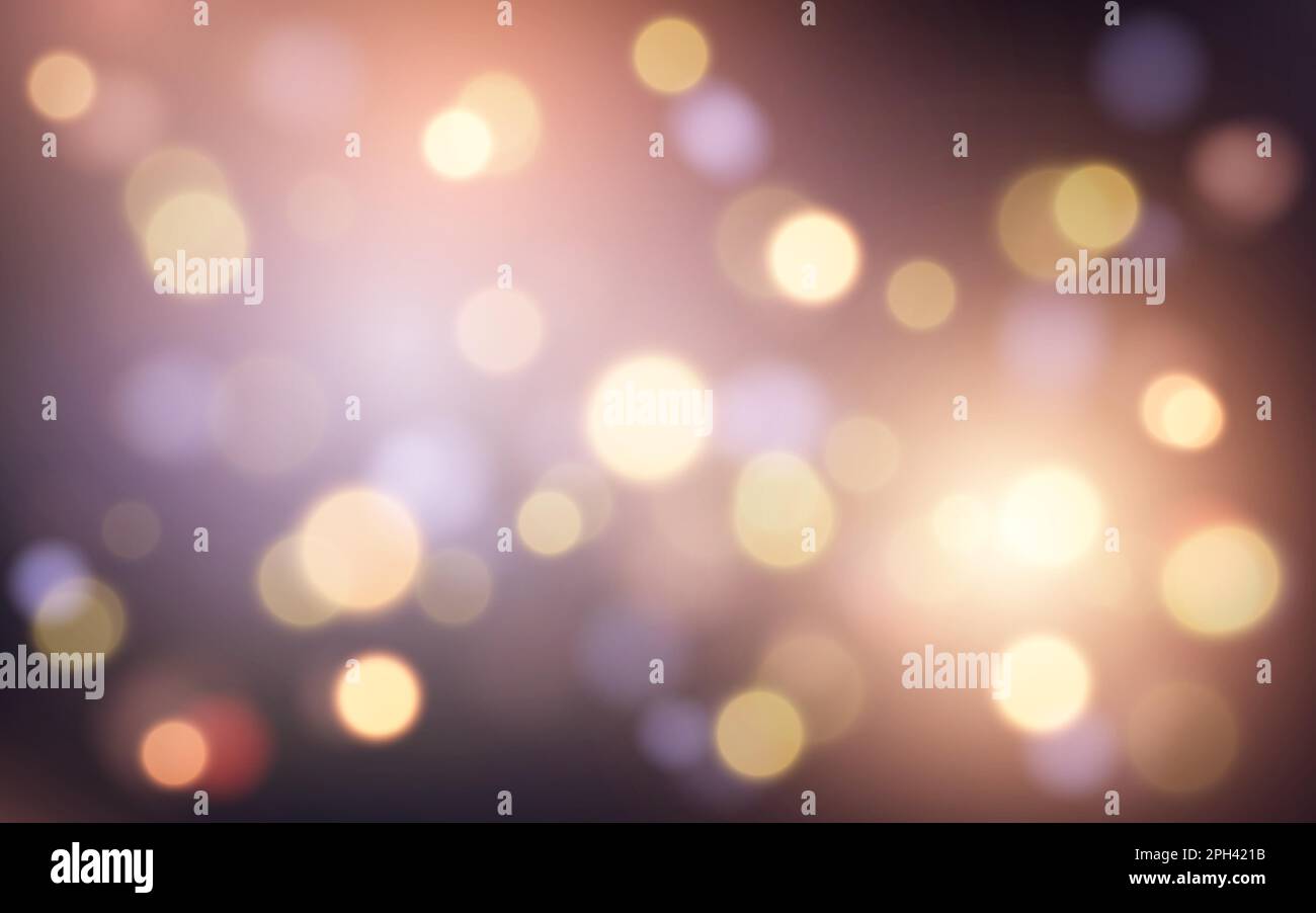 Partyfarbe helles Bokeh abstrakter Hintergrund, Vector eps 10 Illustration Bokeh Partikel, Hintergrunddekoration Stock Vektor